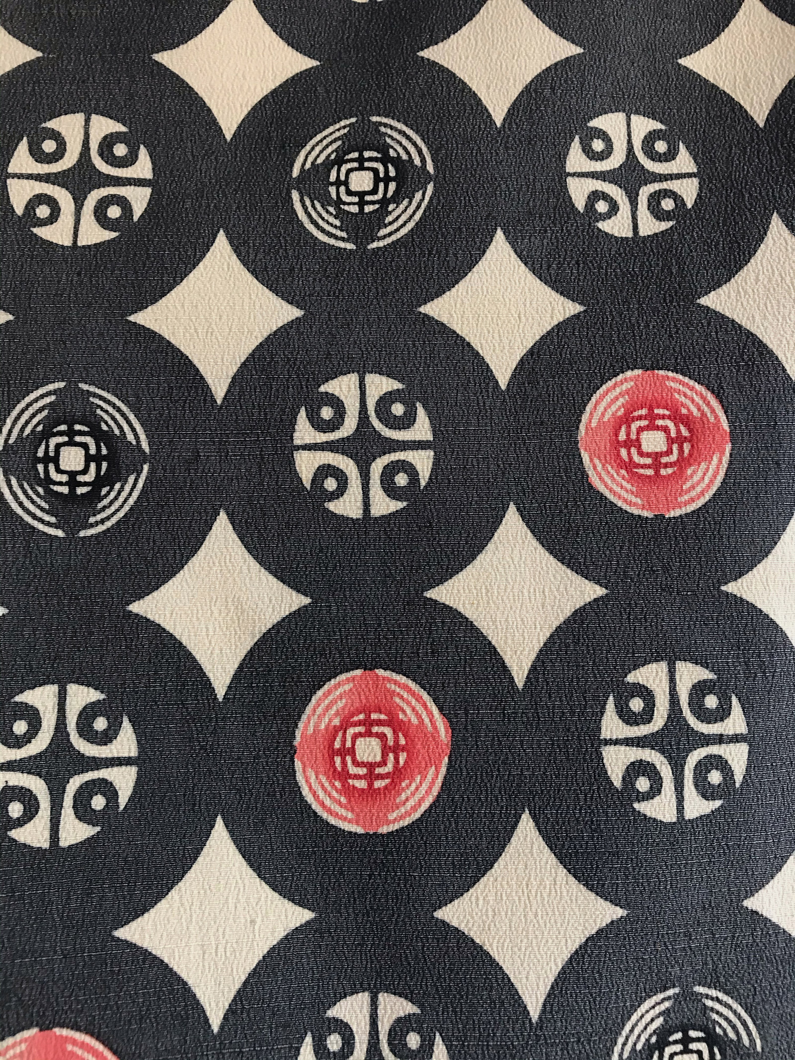 Kigō – Haori in a graphical darkgrey print