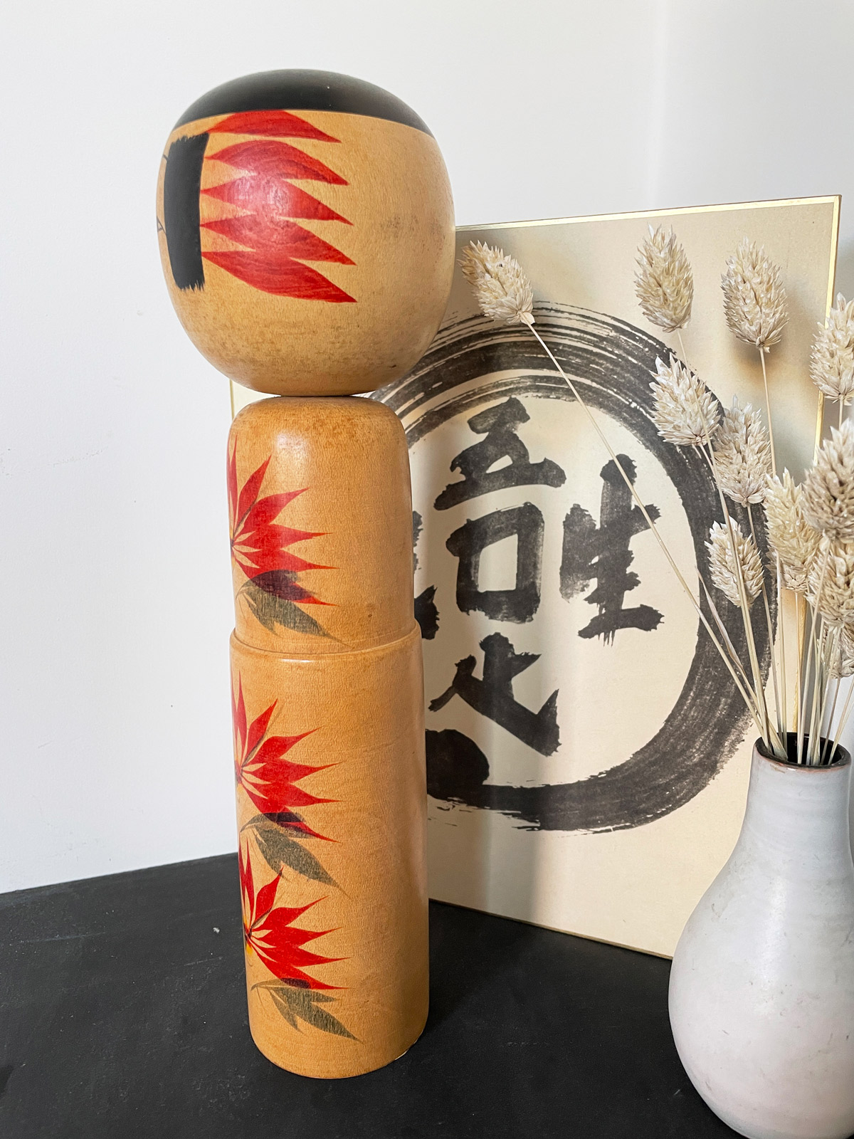 Traditional Nanbu kokeshi by master Matsumoto Tsuruji