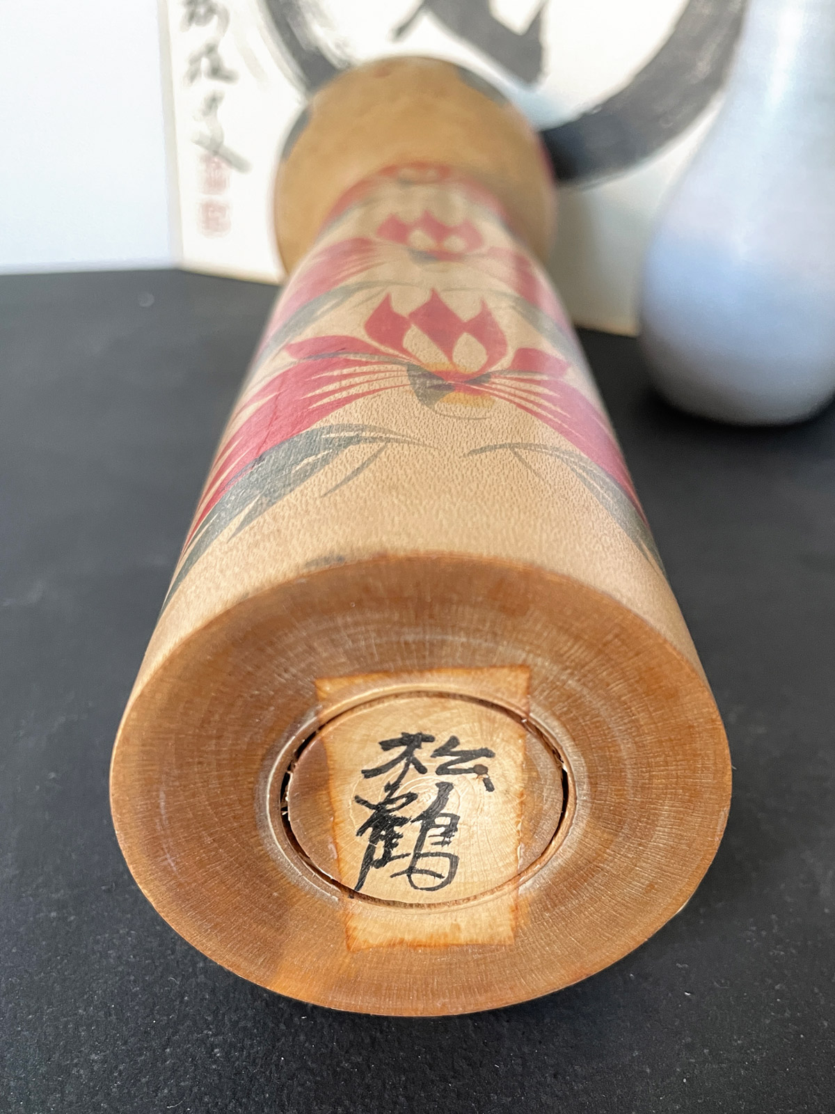 Traditional Nanbu kokeshi by master Matsumoto Tsuruji