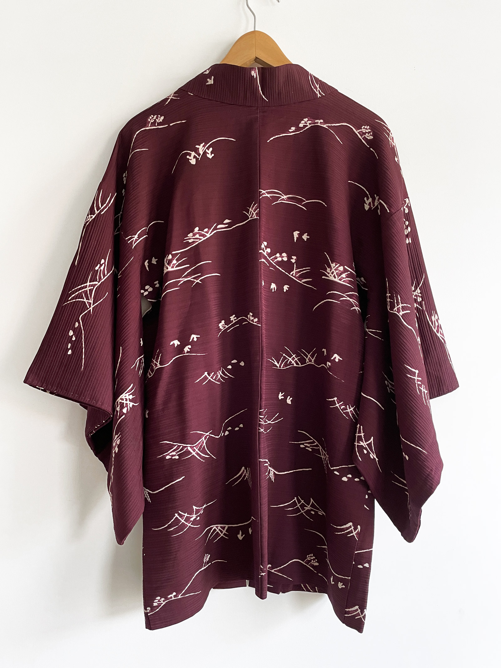 Emiko – gorgeous Kimono jacket in wine red