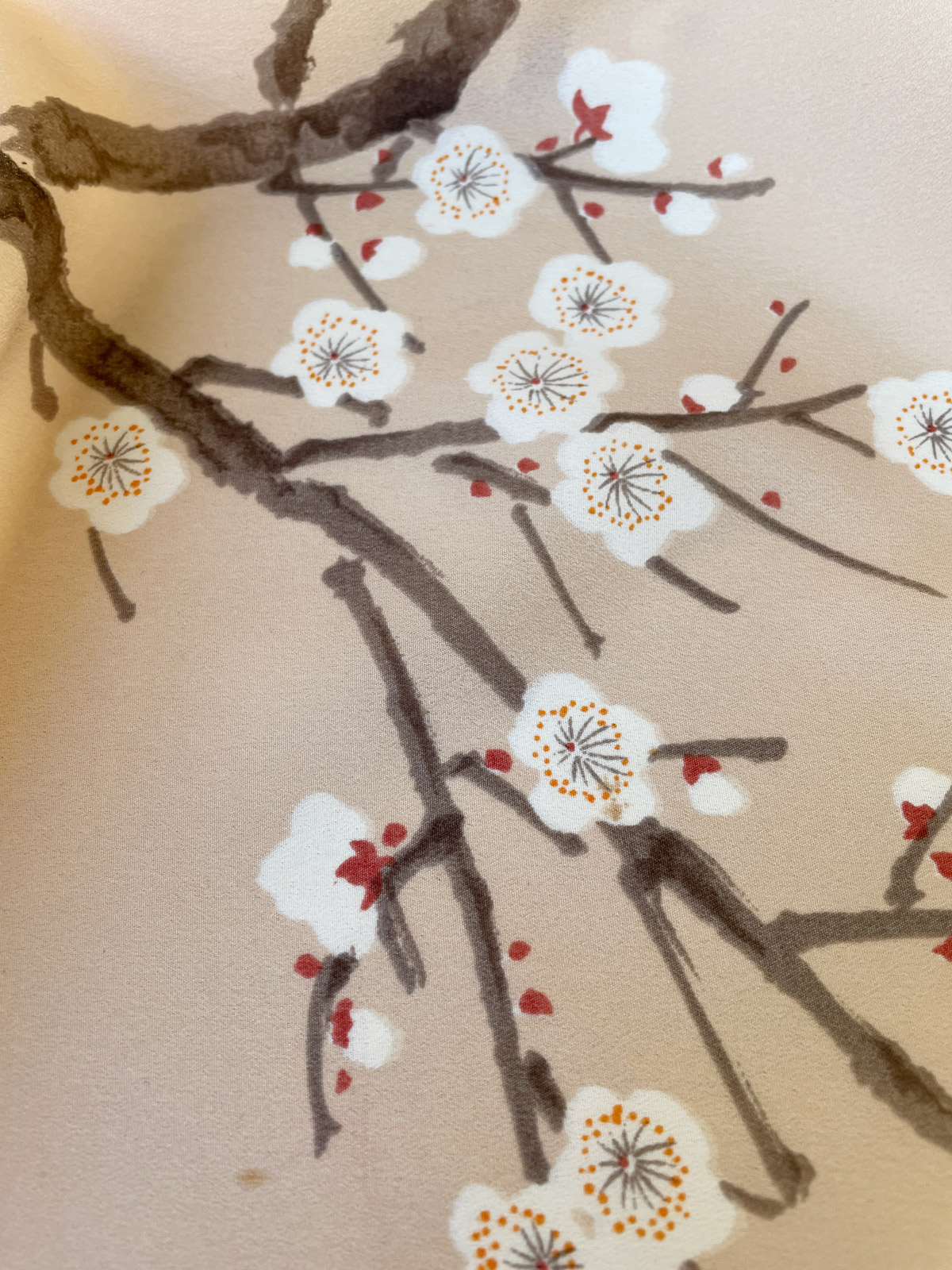 Plum blossom print Furoshiki (wrapping cloth)