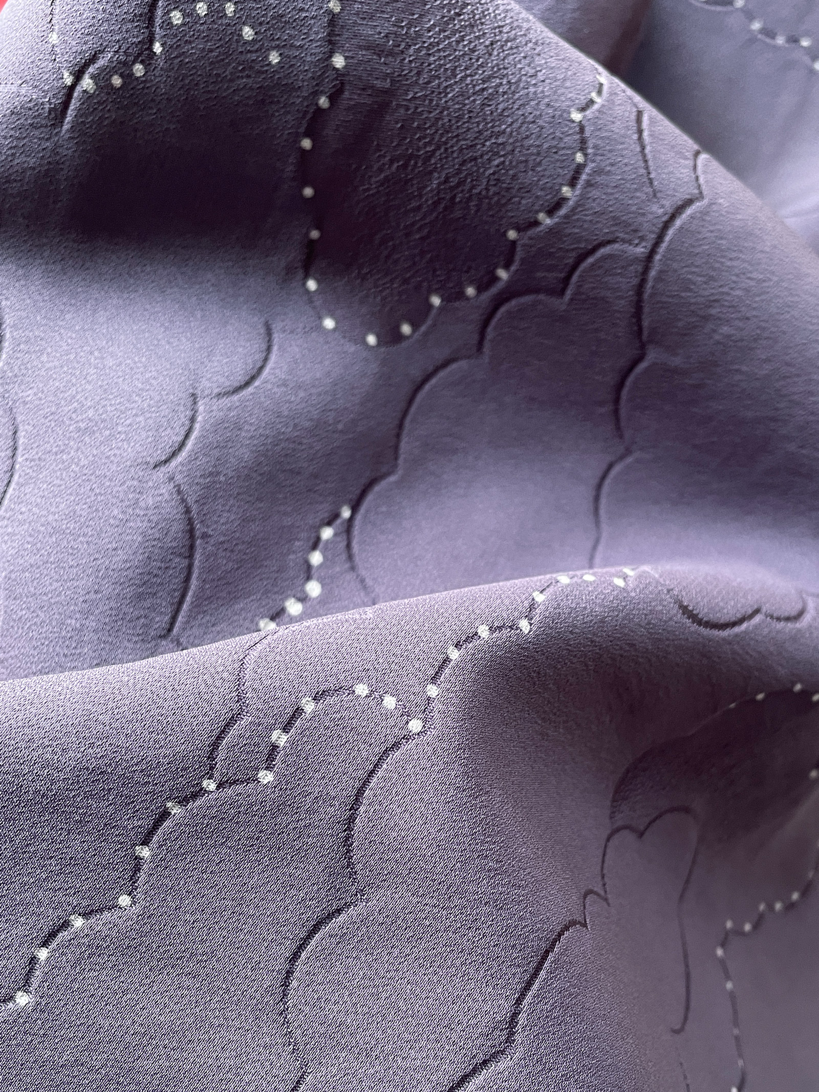 Chisato – Stylish Kimono jacket in lavender-gray color