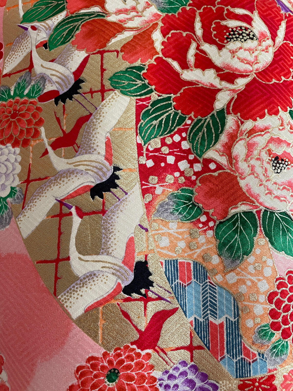 Haruka – silk bright colored Kimono for kids