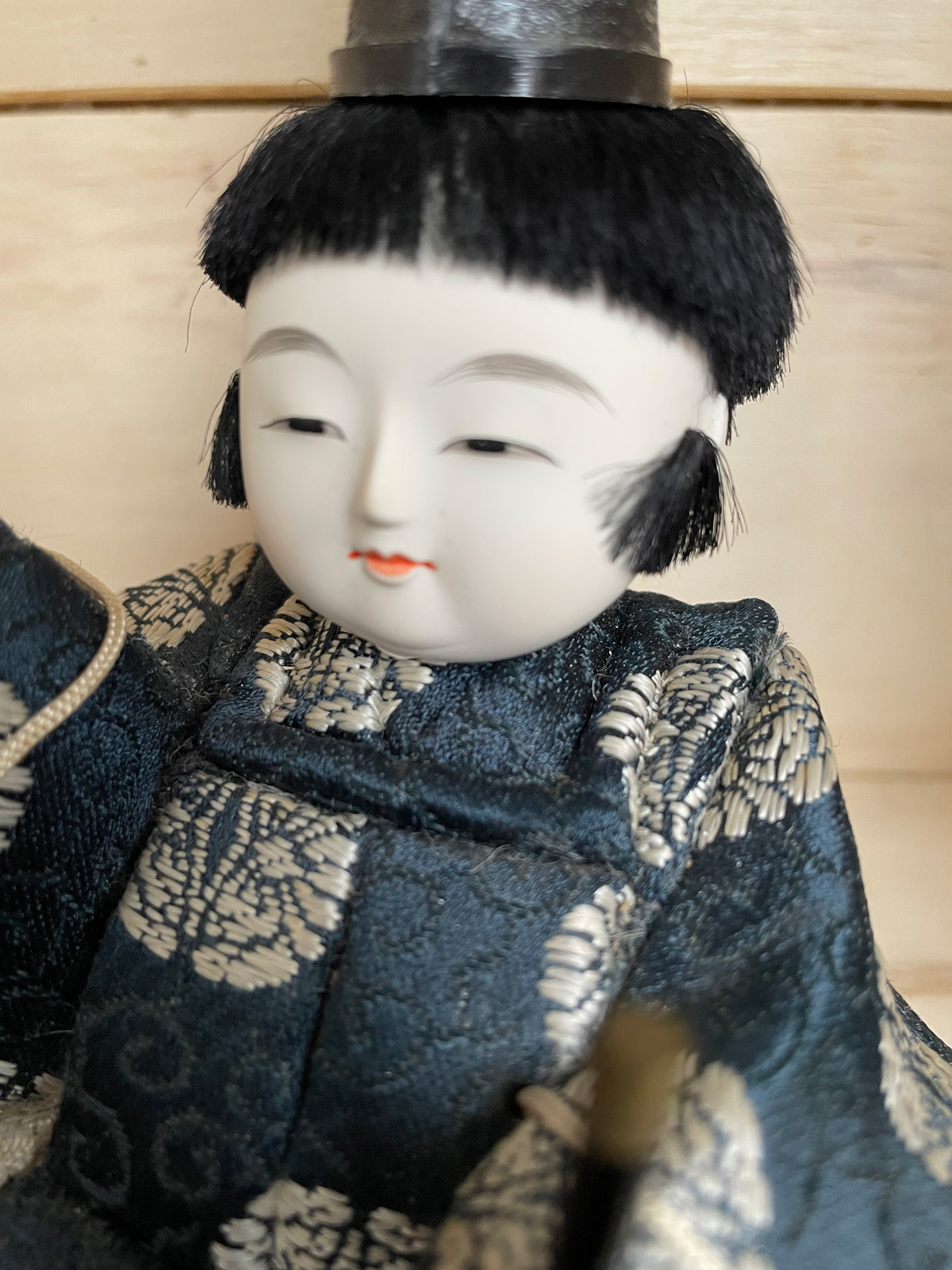 Vintage Hina doll – musician taiko drum