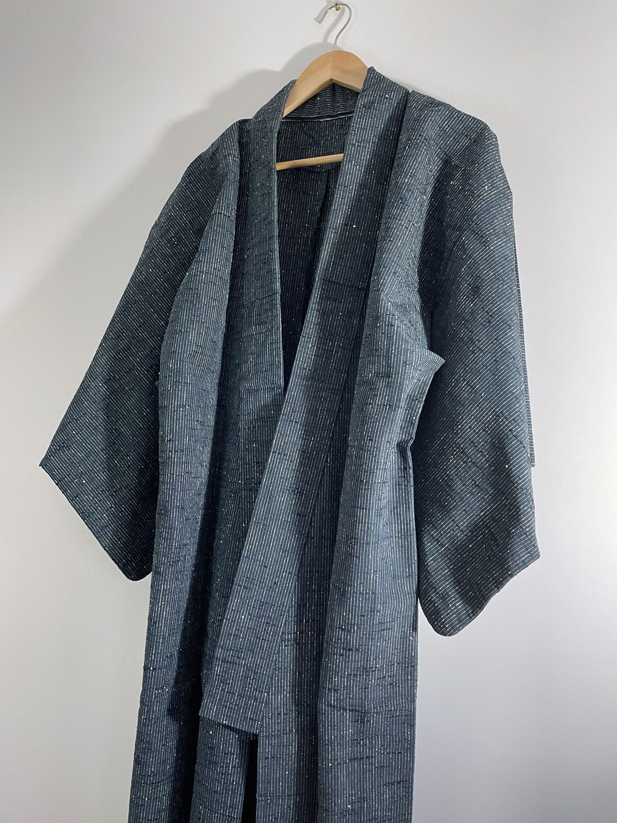 Indigo – Wool long Kimono