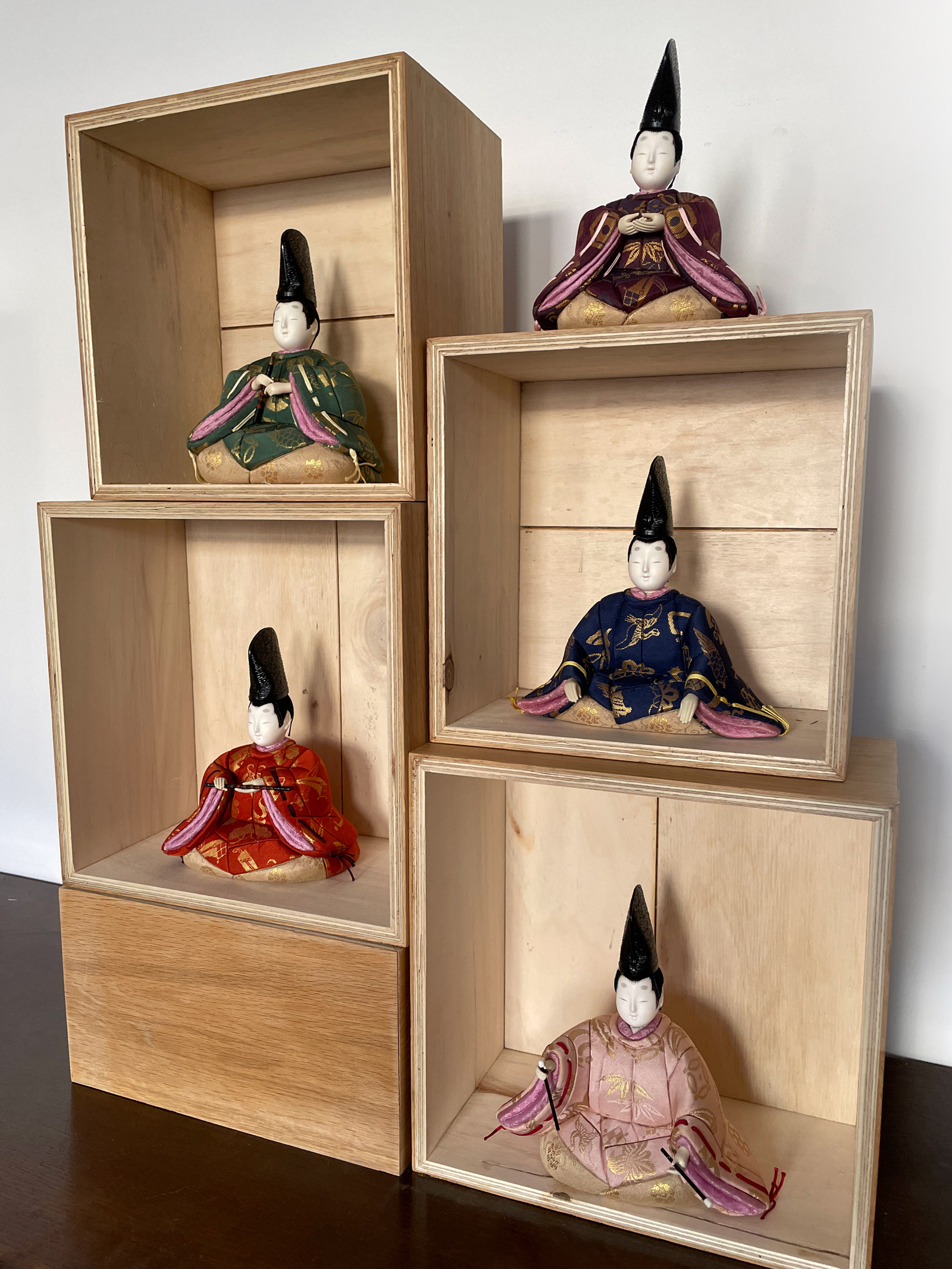 Vintage Hina dolls – 5 musicians