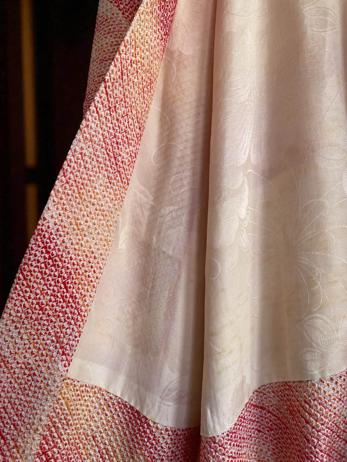 netherlands kimono haori antique vintage shibori silk