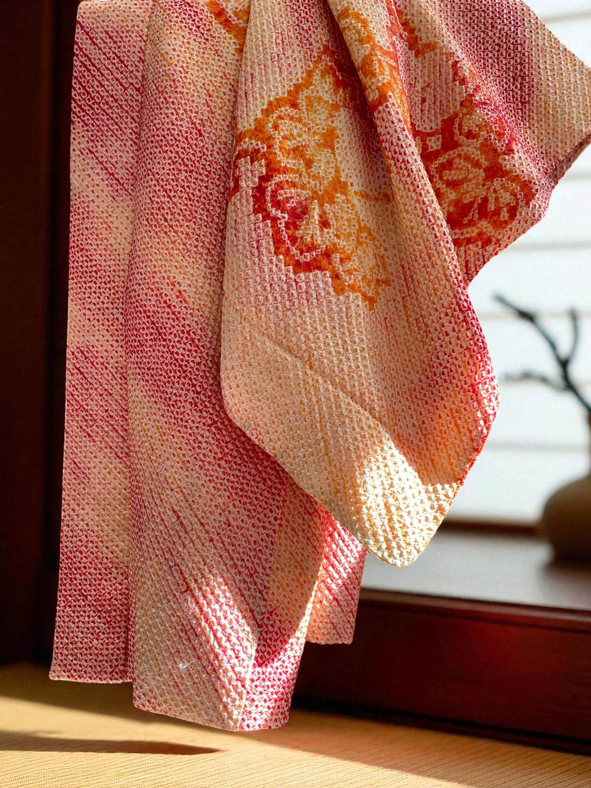 netherlands kimono haori antique vintage shibori silk