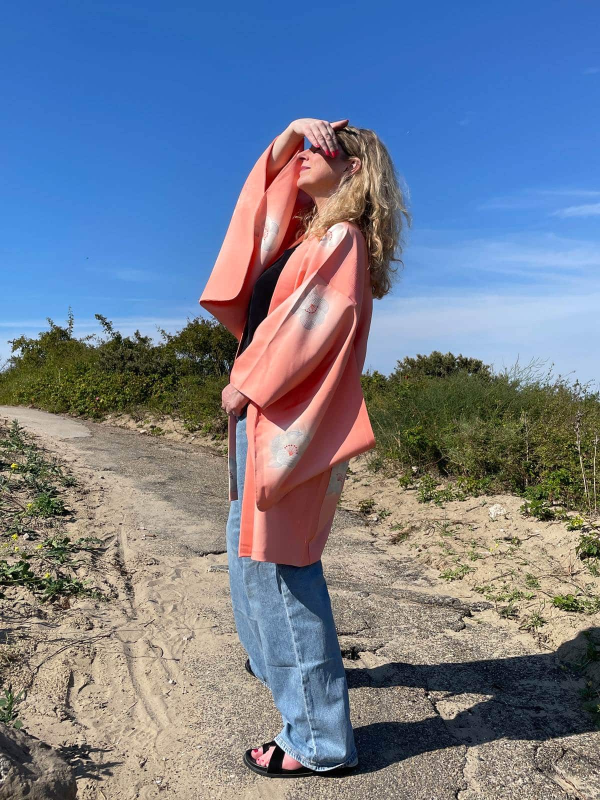 netherlands vintage haori kimono silk