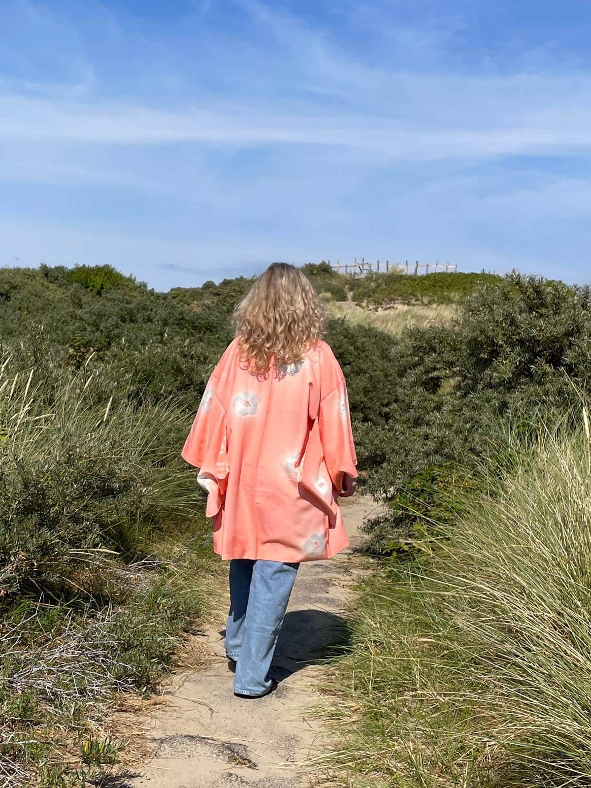 netherlands vintage haori kimono silk