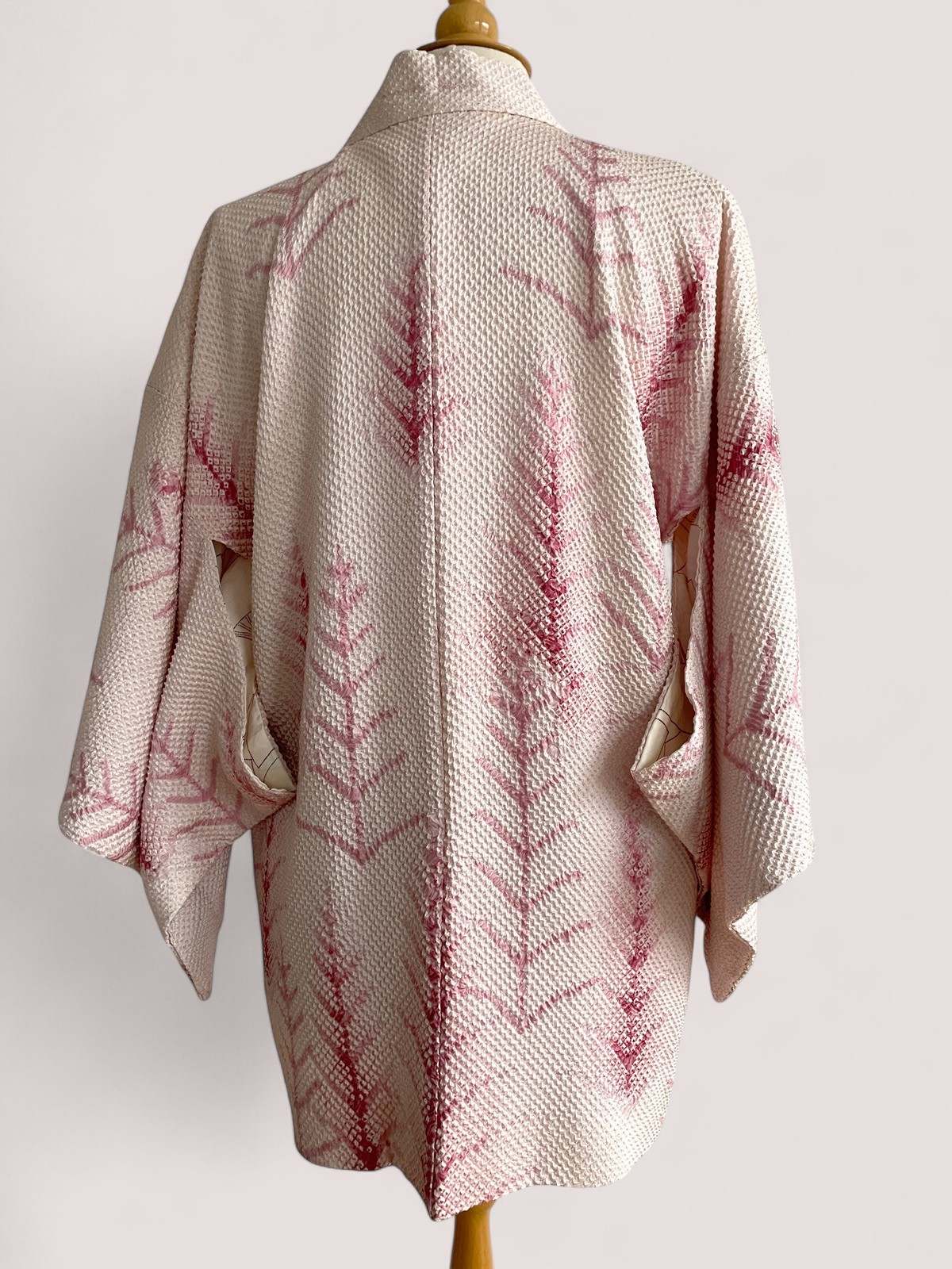 netherlands vintage haori kimono shibori silk