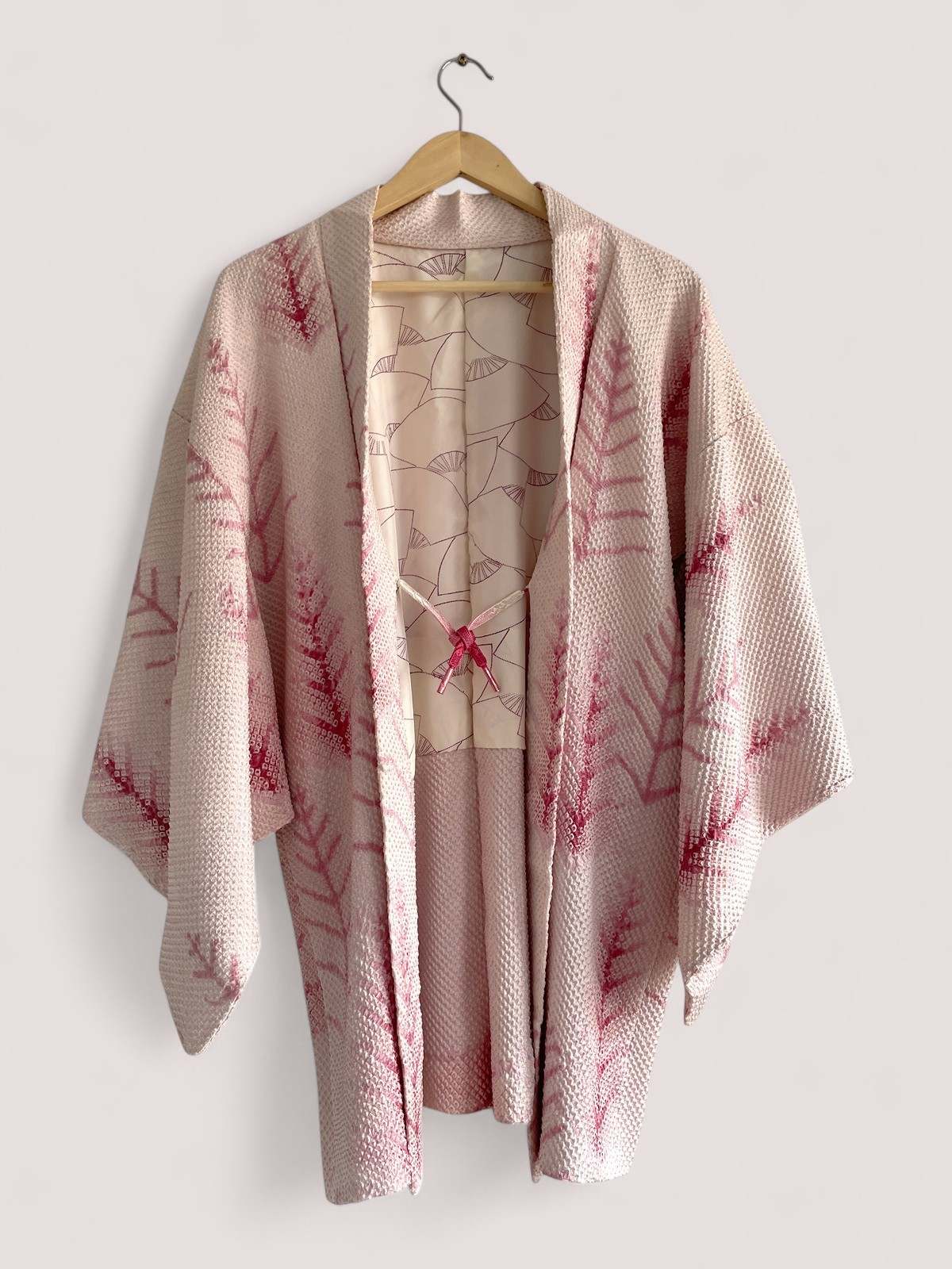 netherlands hallelujah vintage haori kimono shibori silk