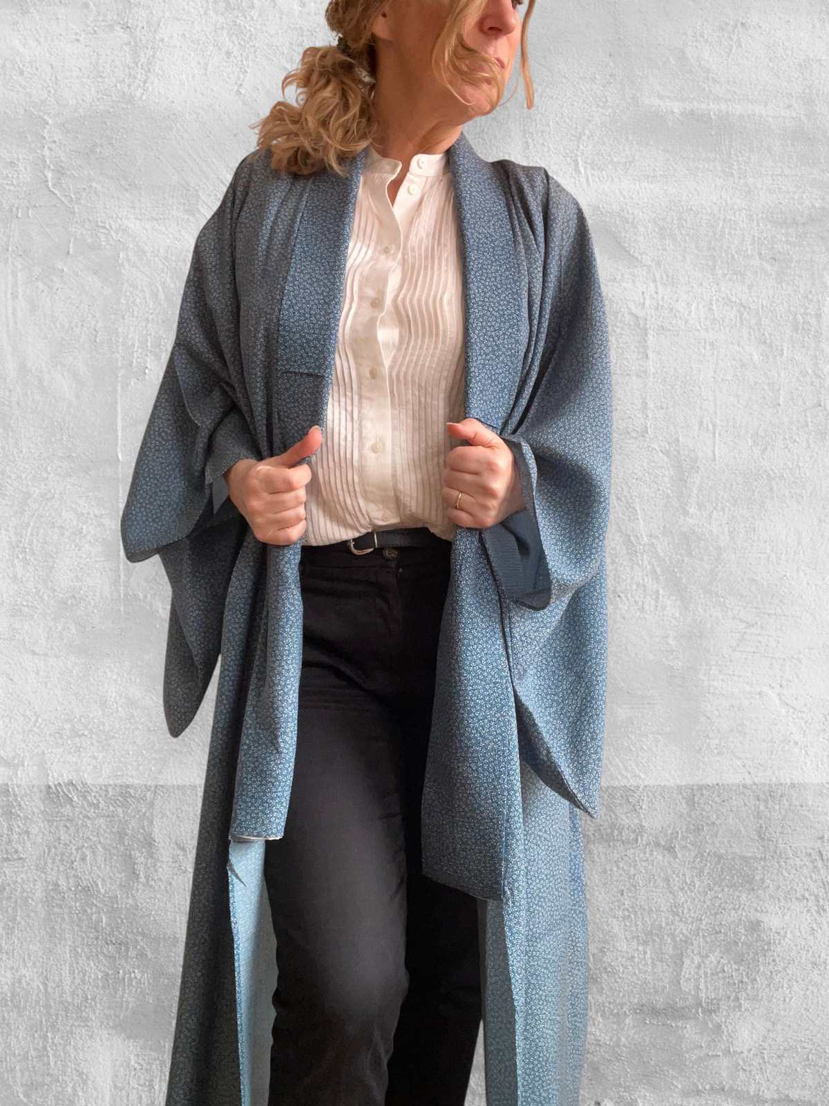 netherlands vintage haori kimono silk