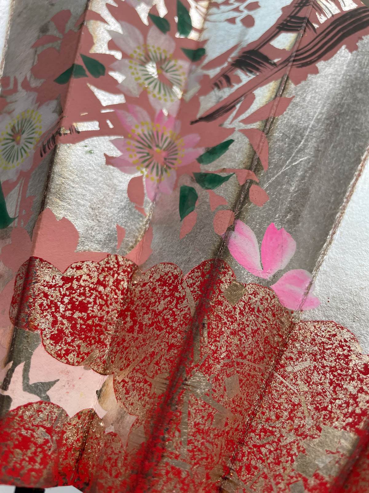 Vintage Japanese Sensu Ogi – Dance Folding fan Sakura