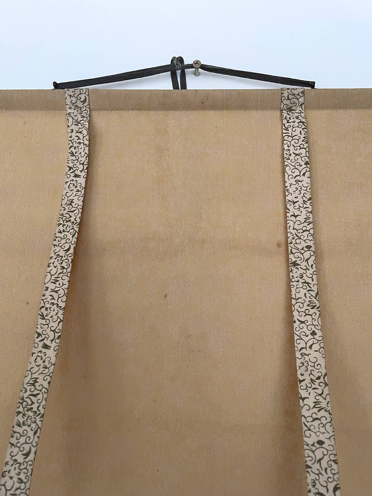 Vintage Kakejiku – Flight to the sacred mountain by Yokoyama Taikan