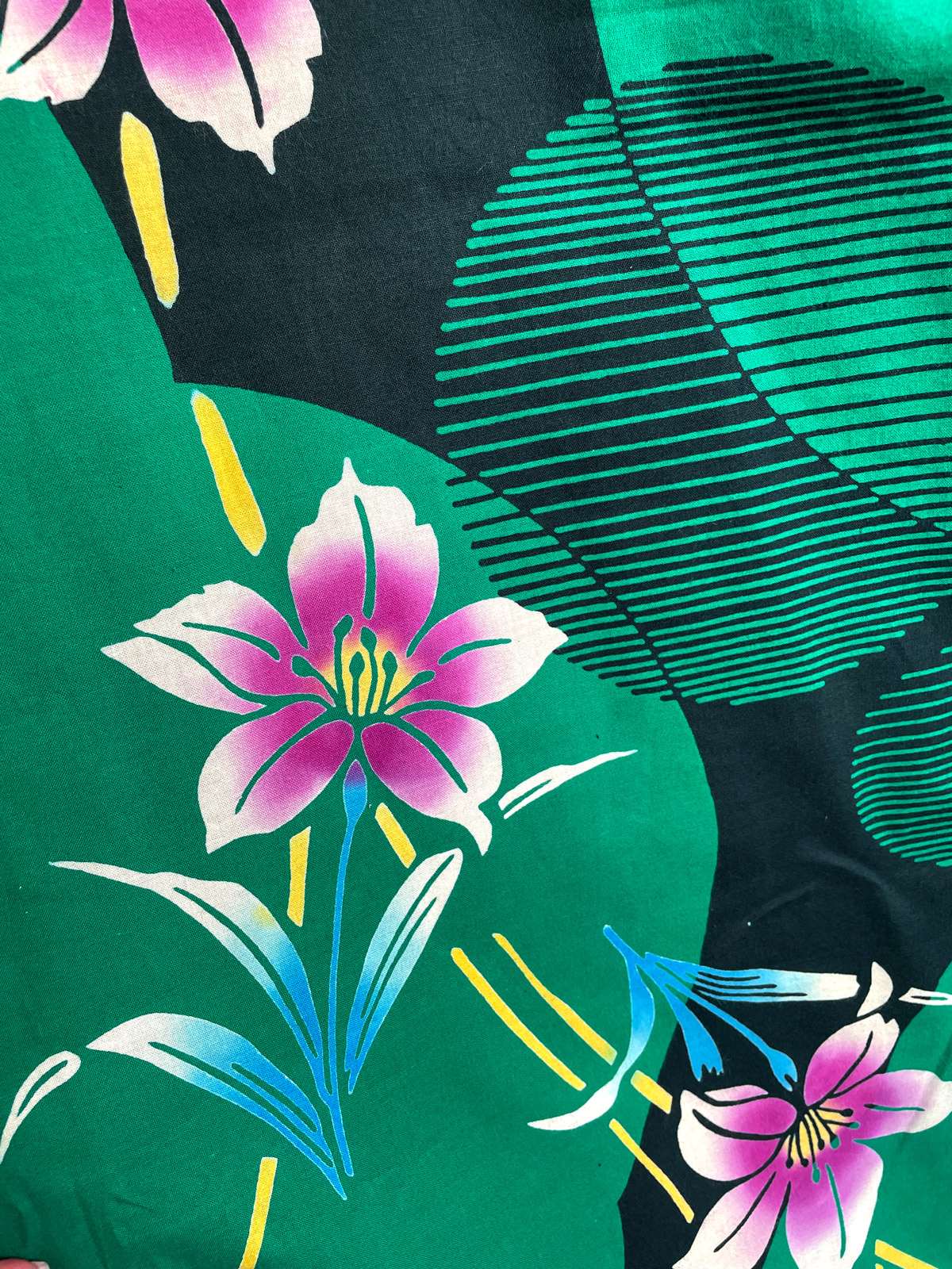 netherlands kimono yukata vintage green