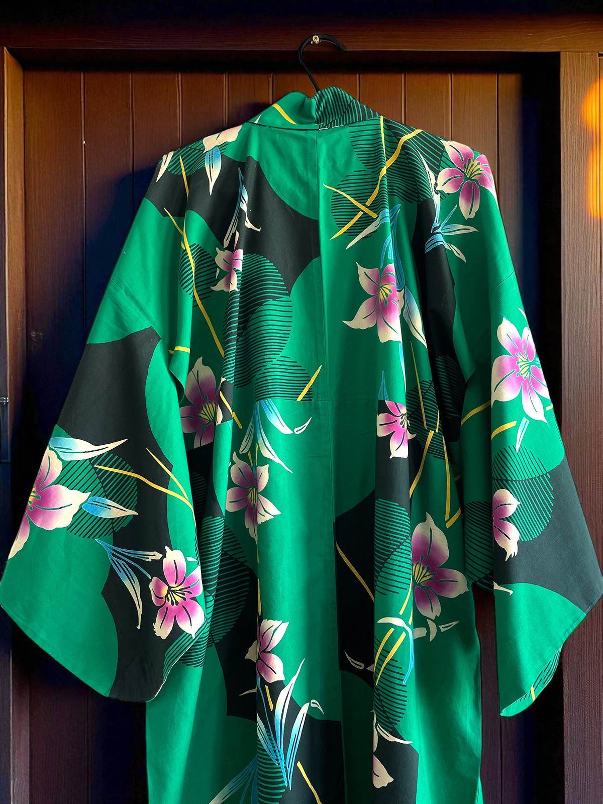 netherlands kimono yukata vintage green