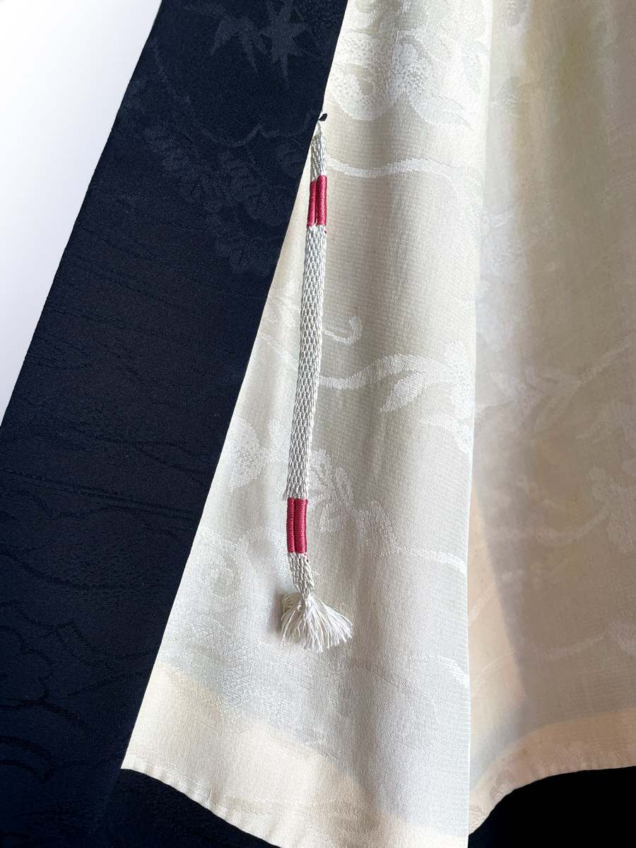 kimono netherlands, natsukashii, nederland, haori, silk, black, shibori, vintage, hallelujah
