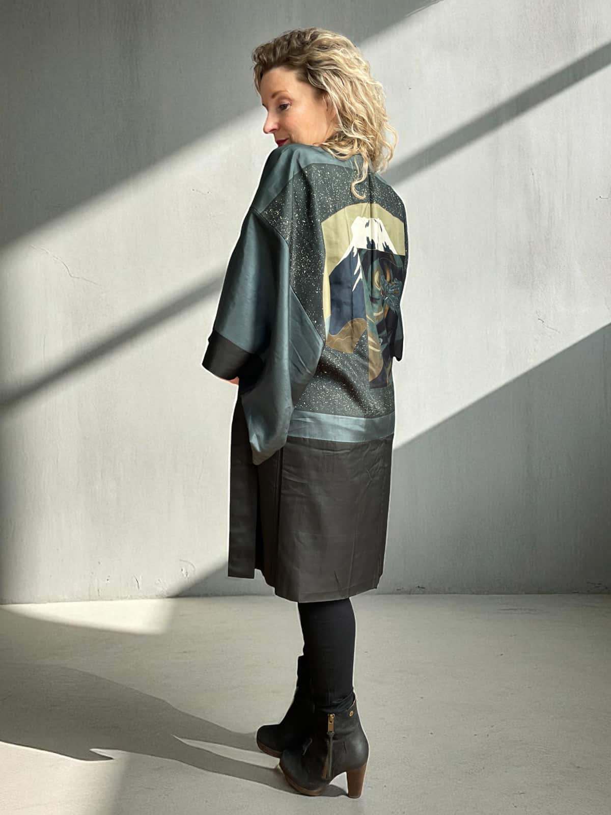 netherlands kimono haori natsukashii silk men