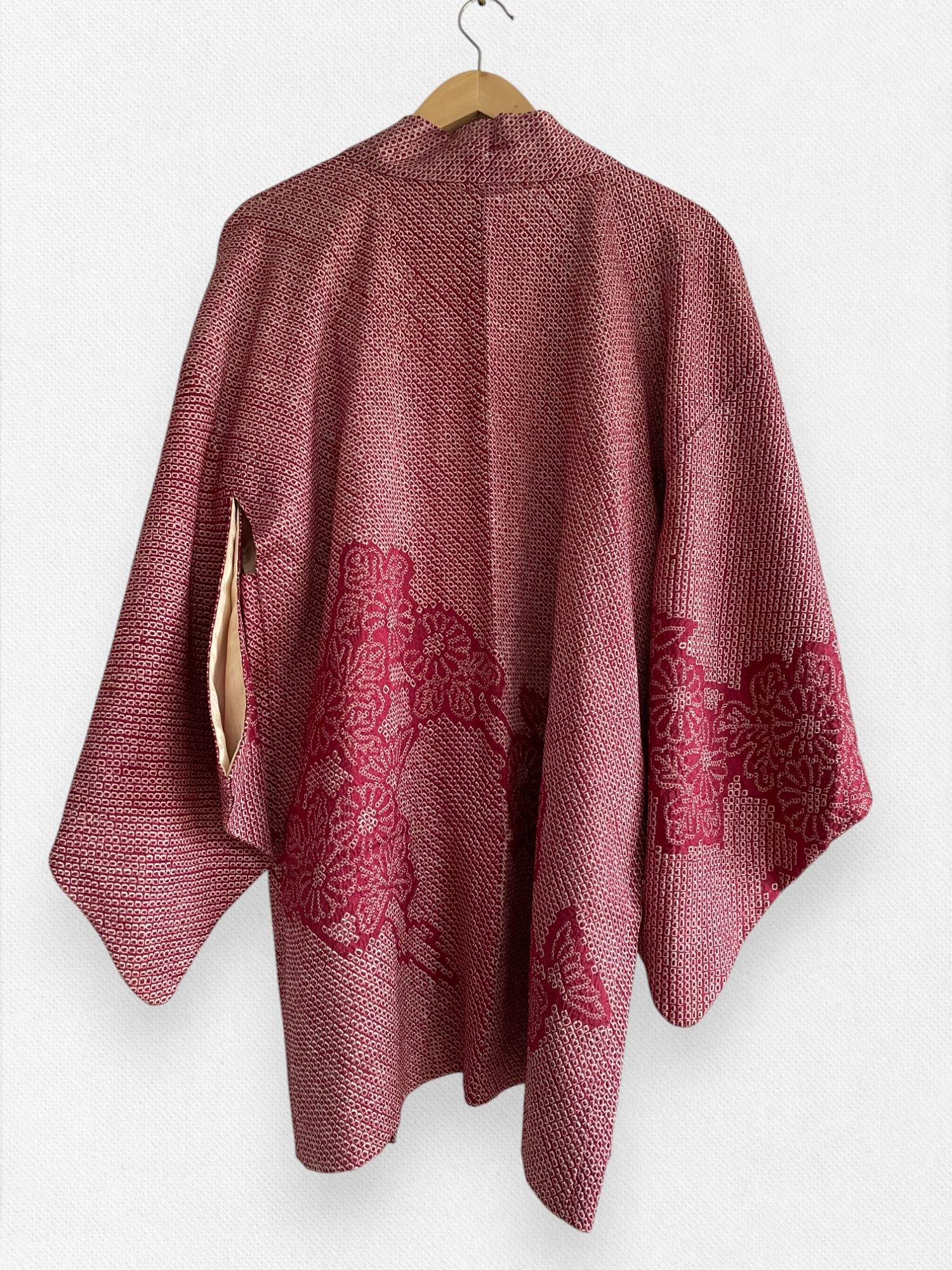 netherlands vintage kimono haori shibori silk