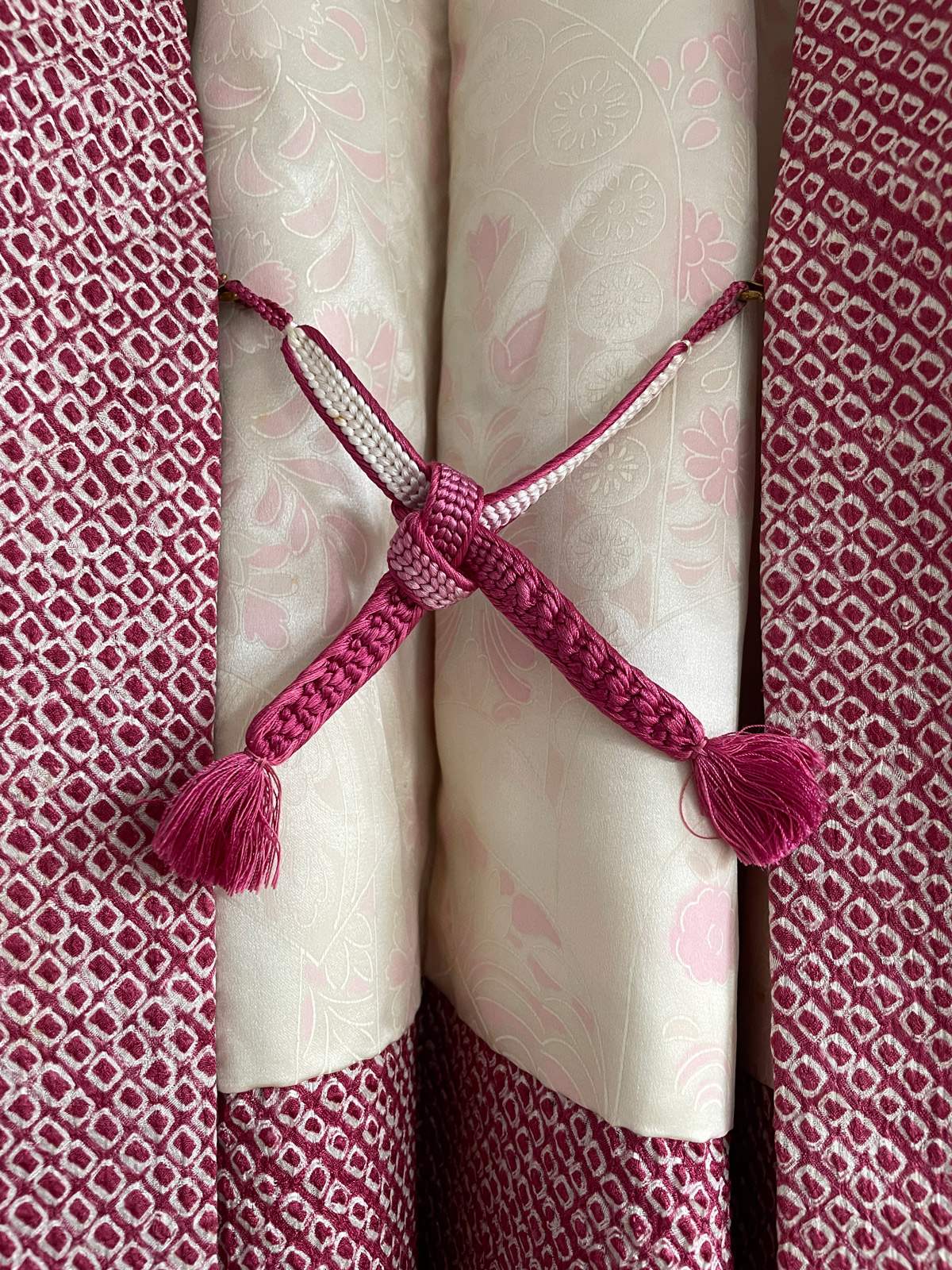 netherlands vintage kimono haori shibori silk