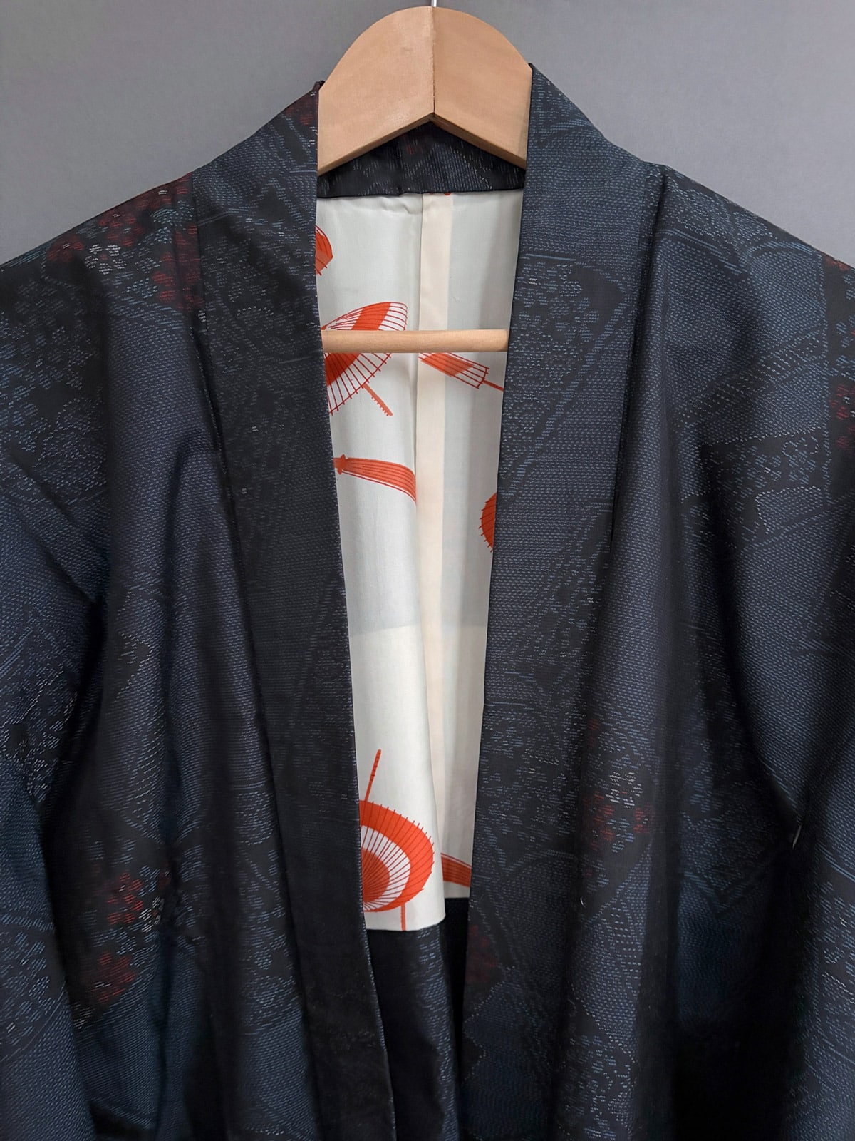 NOKON tsumugi silk haori kimono netherlands natsukashii