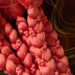 Vintage silk Obijime cord – coral