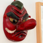 Vintage Japanese Tengu mask