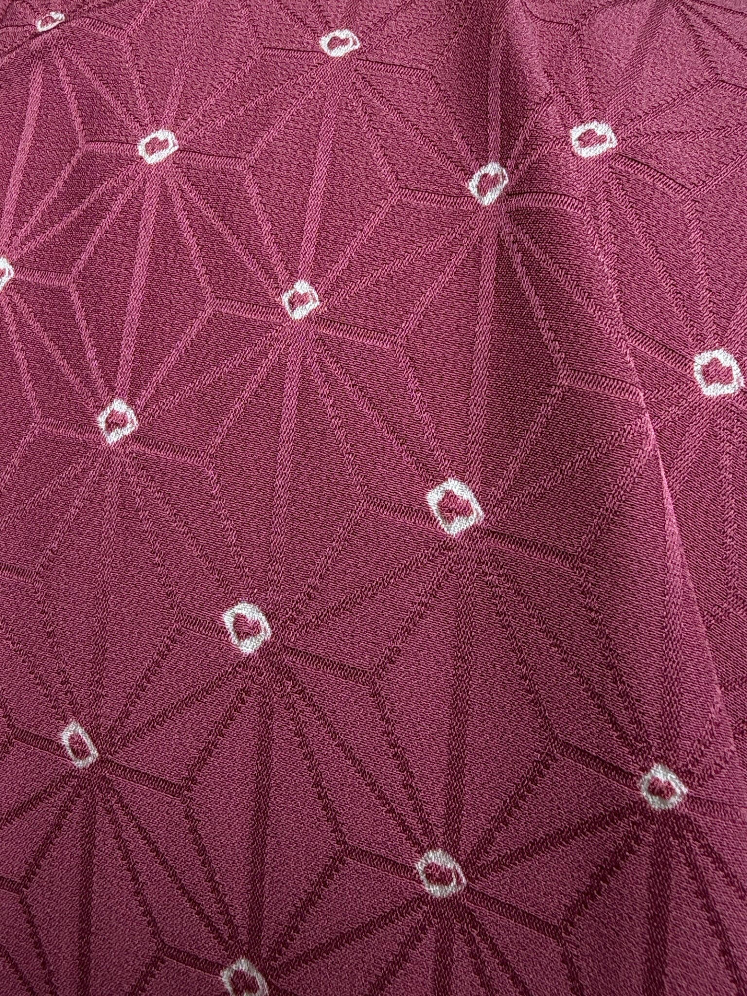 ASANOHA – Vintage silk Haori Kimono jacket with Shibori details
