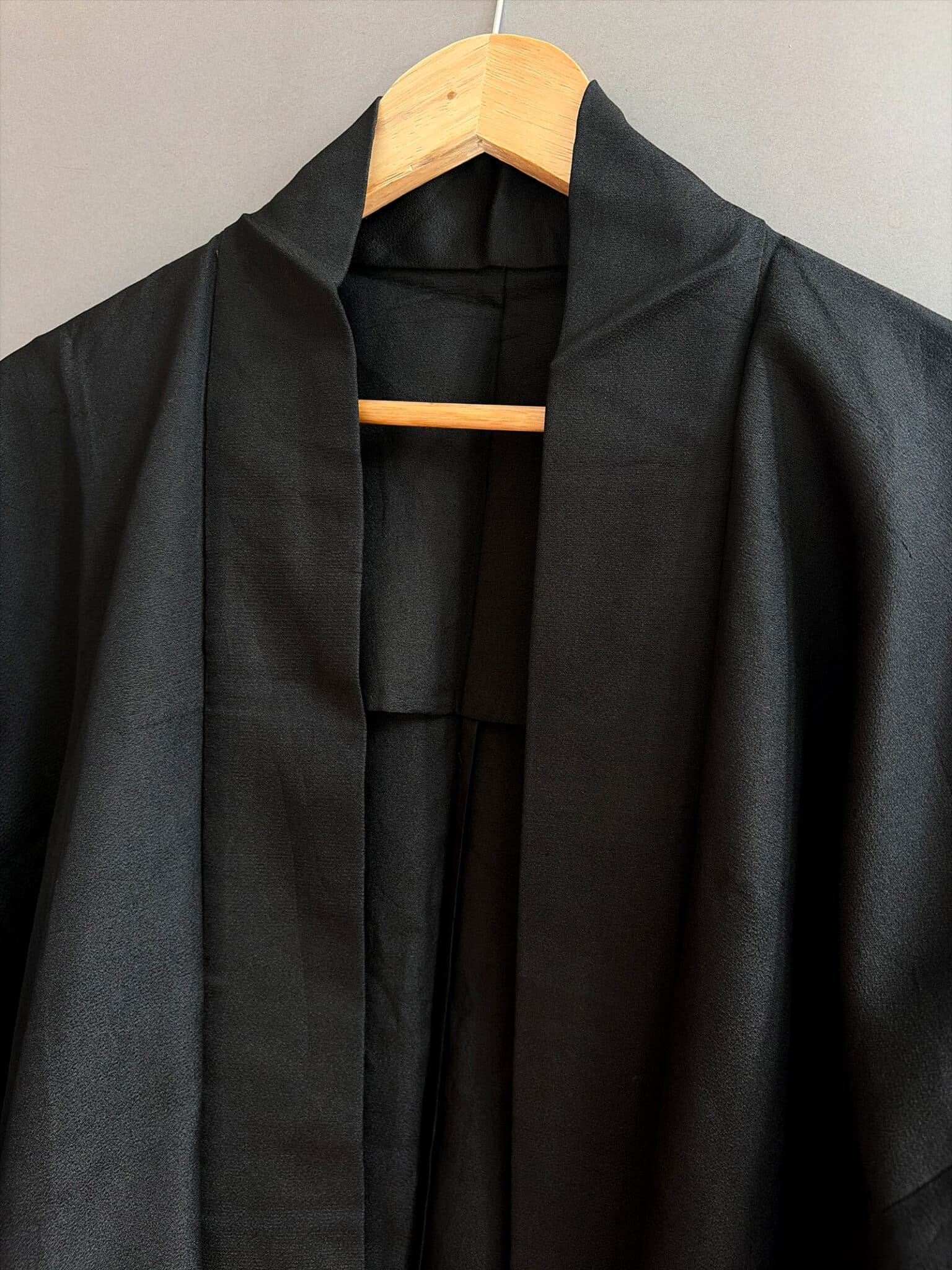 NATSU – men’s Summer silk Haori – Black