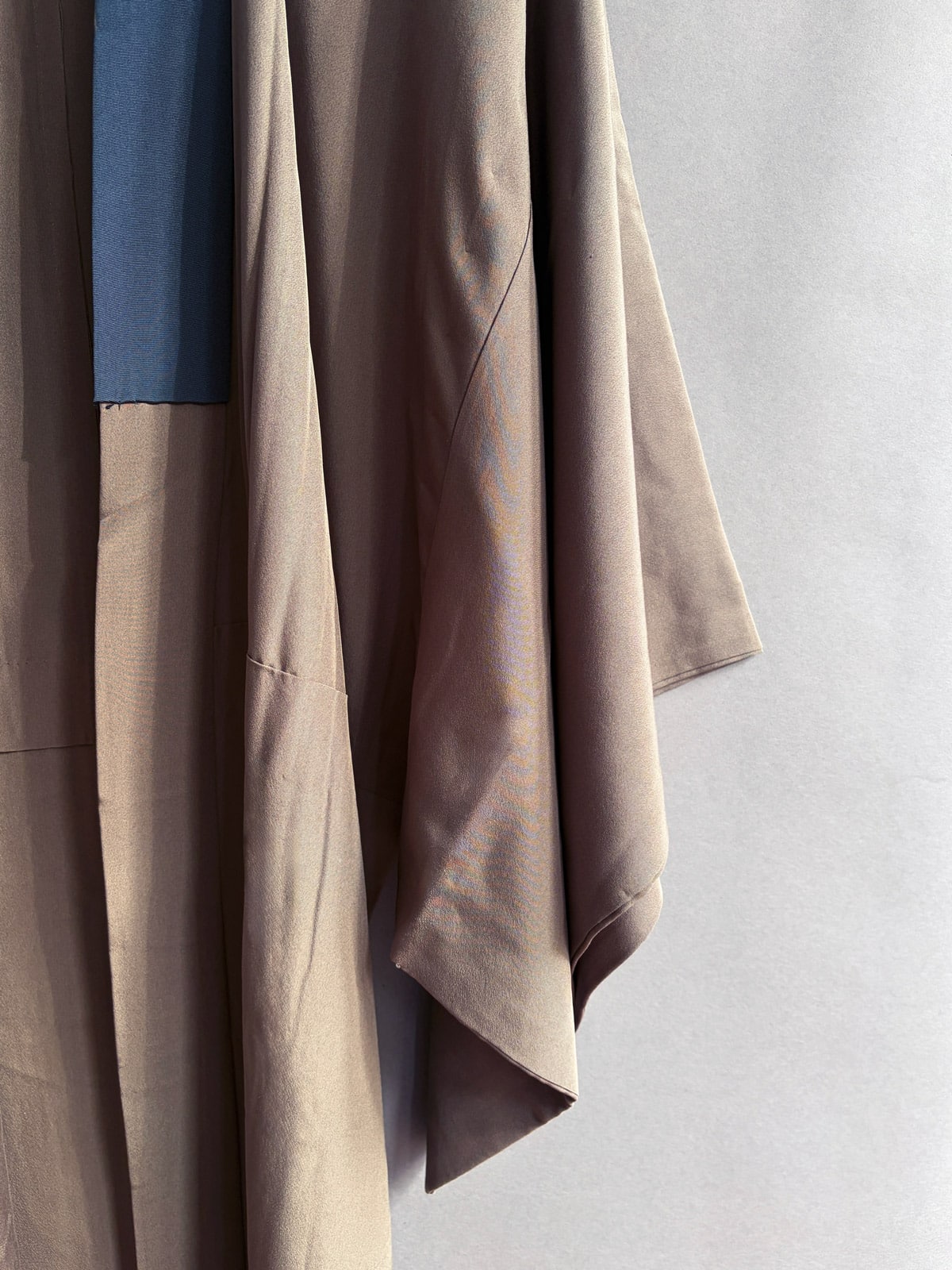 Vintage silk Nagajuban Kimono – warm brown – unisex