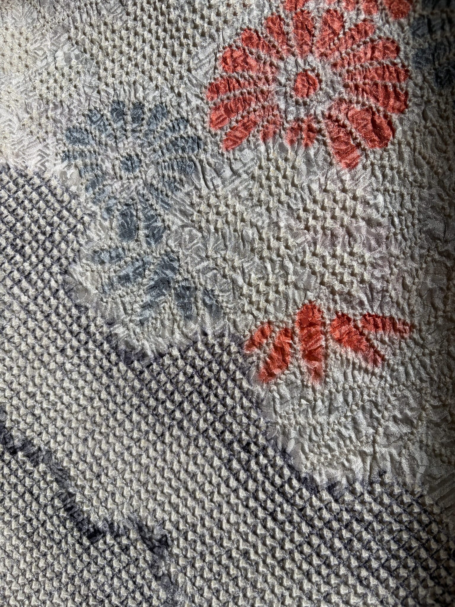 NOZOMI – Vintage silk Haori with stunning Shibori design