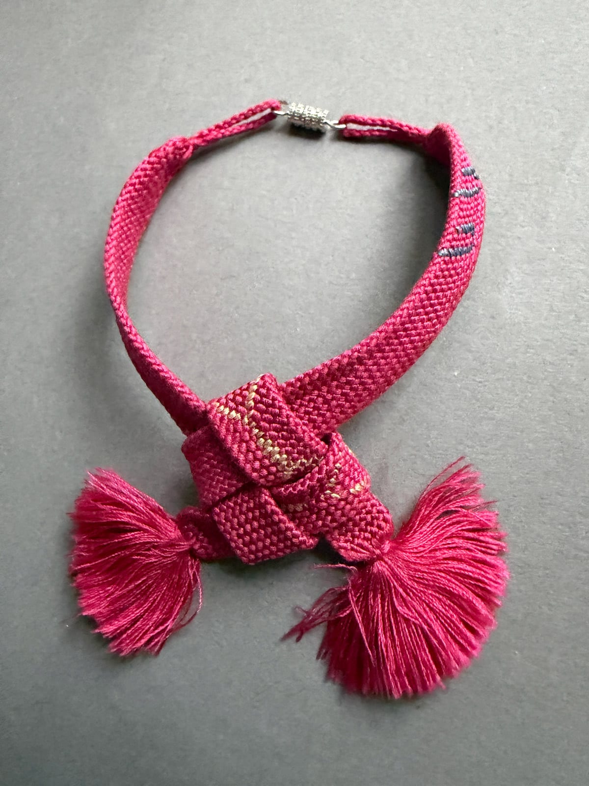 Flat silk Himo cords or bracelets netherlandskimono natsukashii haori