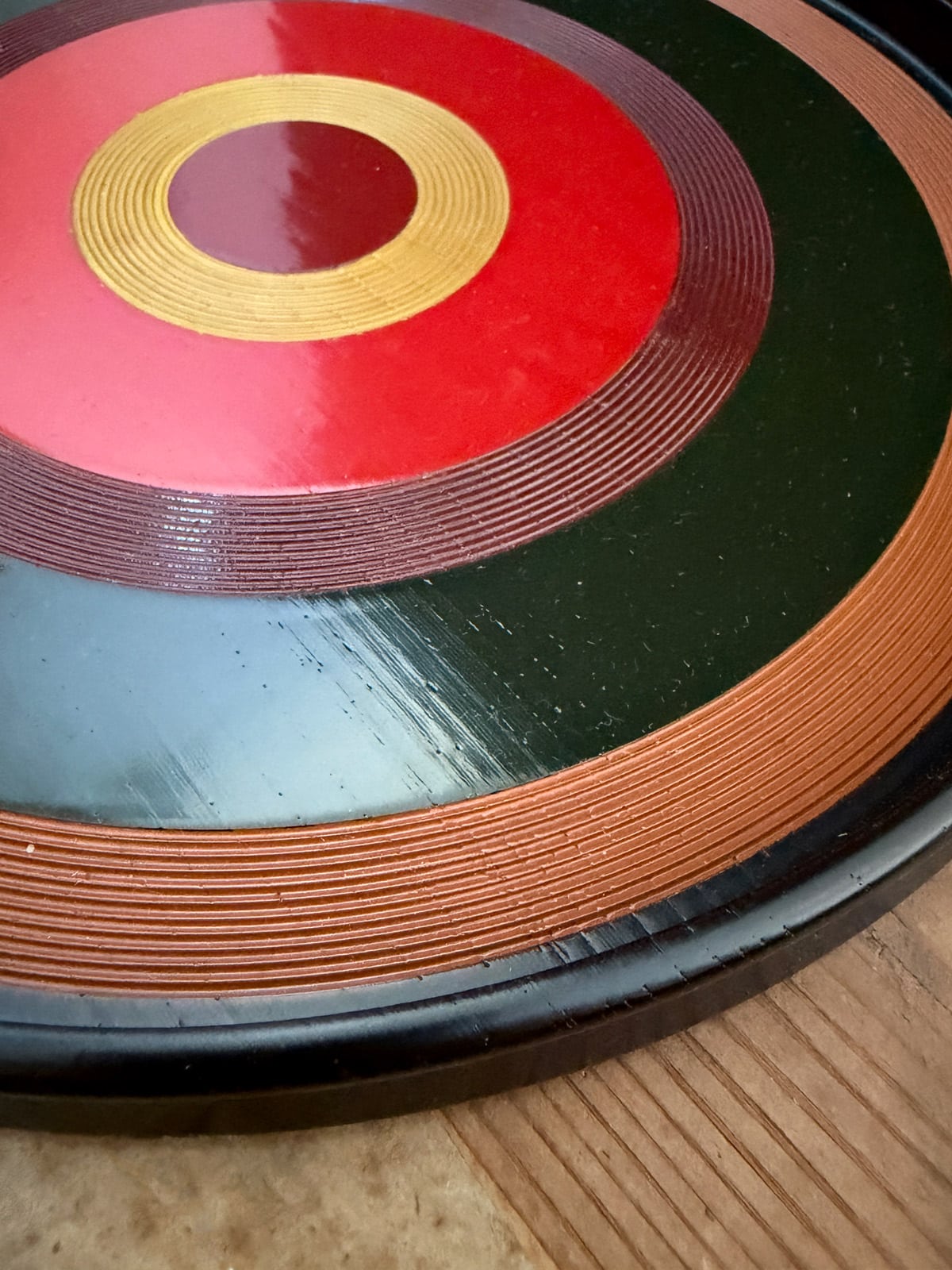 Vintage Japanese lacquerware tray