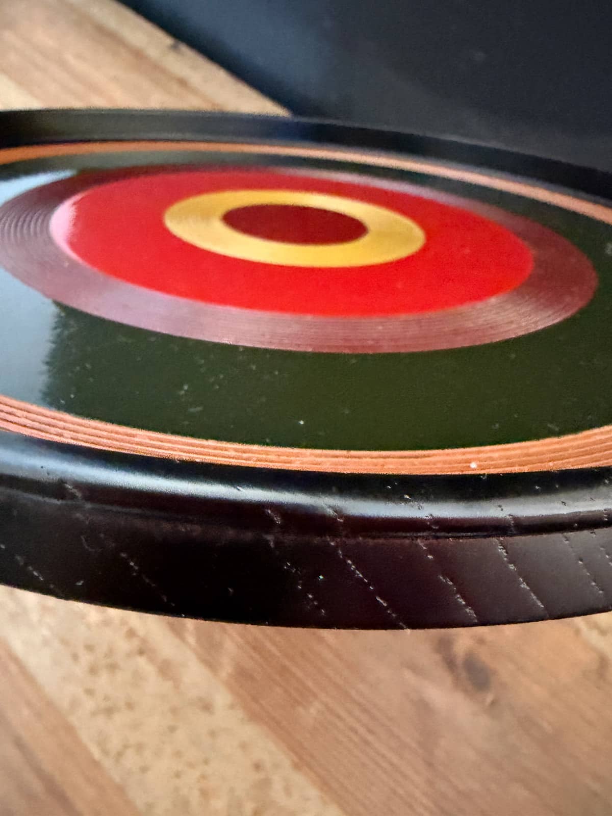 Vintage Japanese lacquerware tray Koma-nuri Natsukashii Netherlands