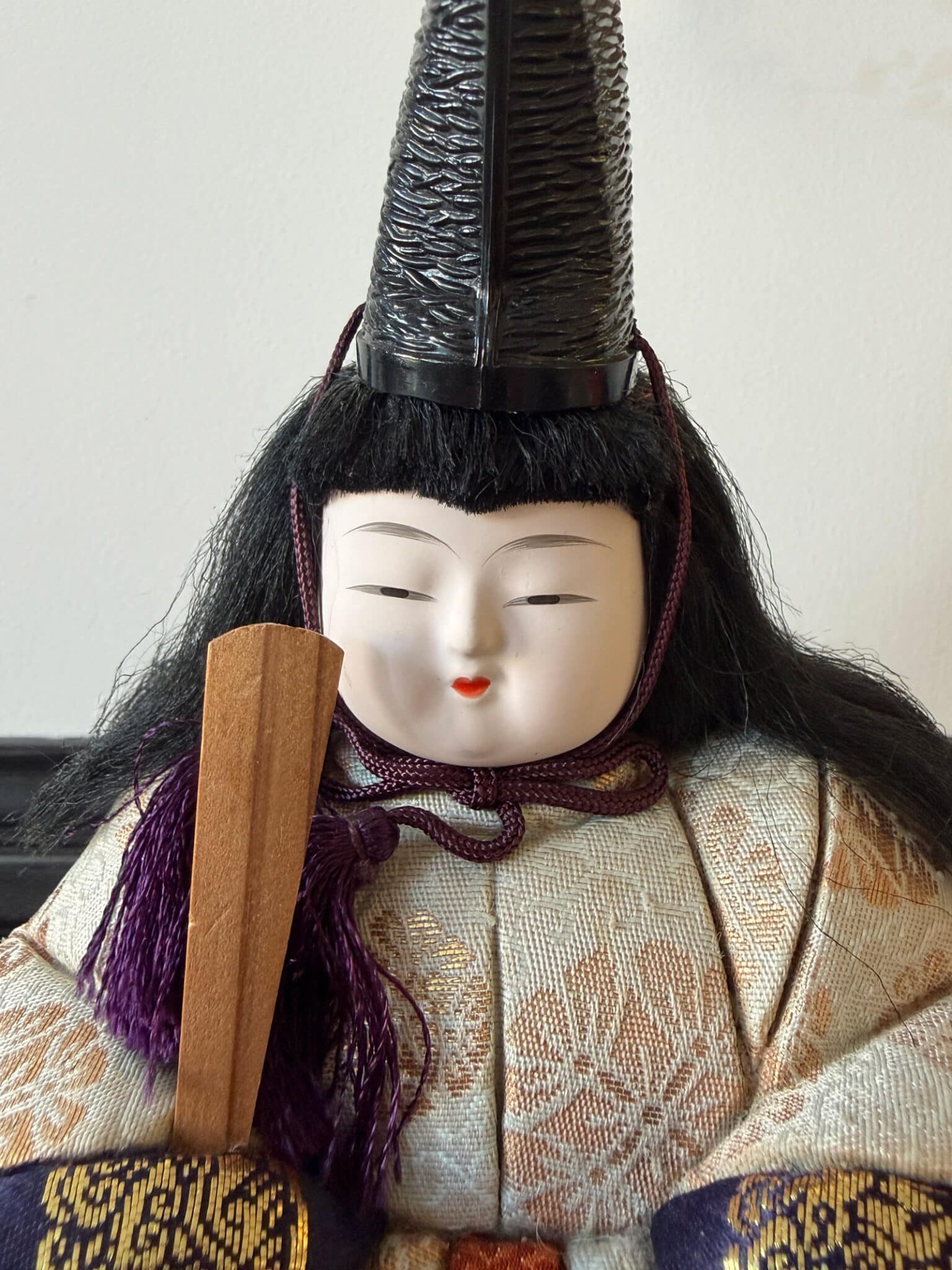 Vintage Hina dolls set of Emperor and Empress