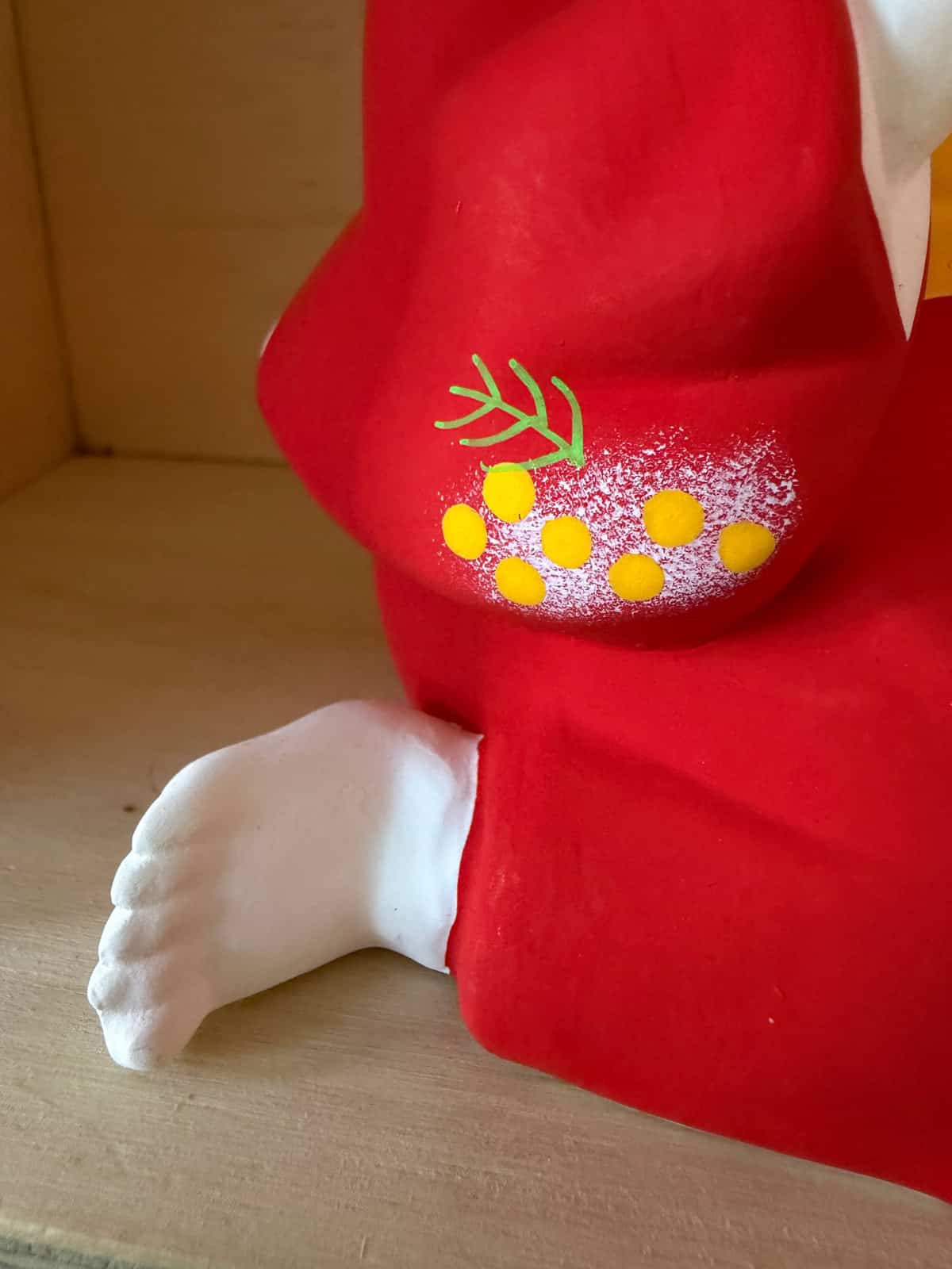 Vintage Hakata doll - Red kimono girl natsukashii netherlands