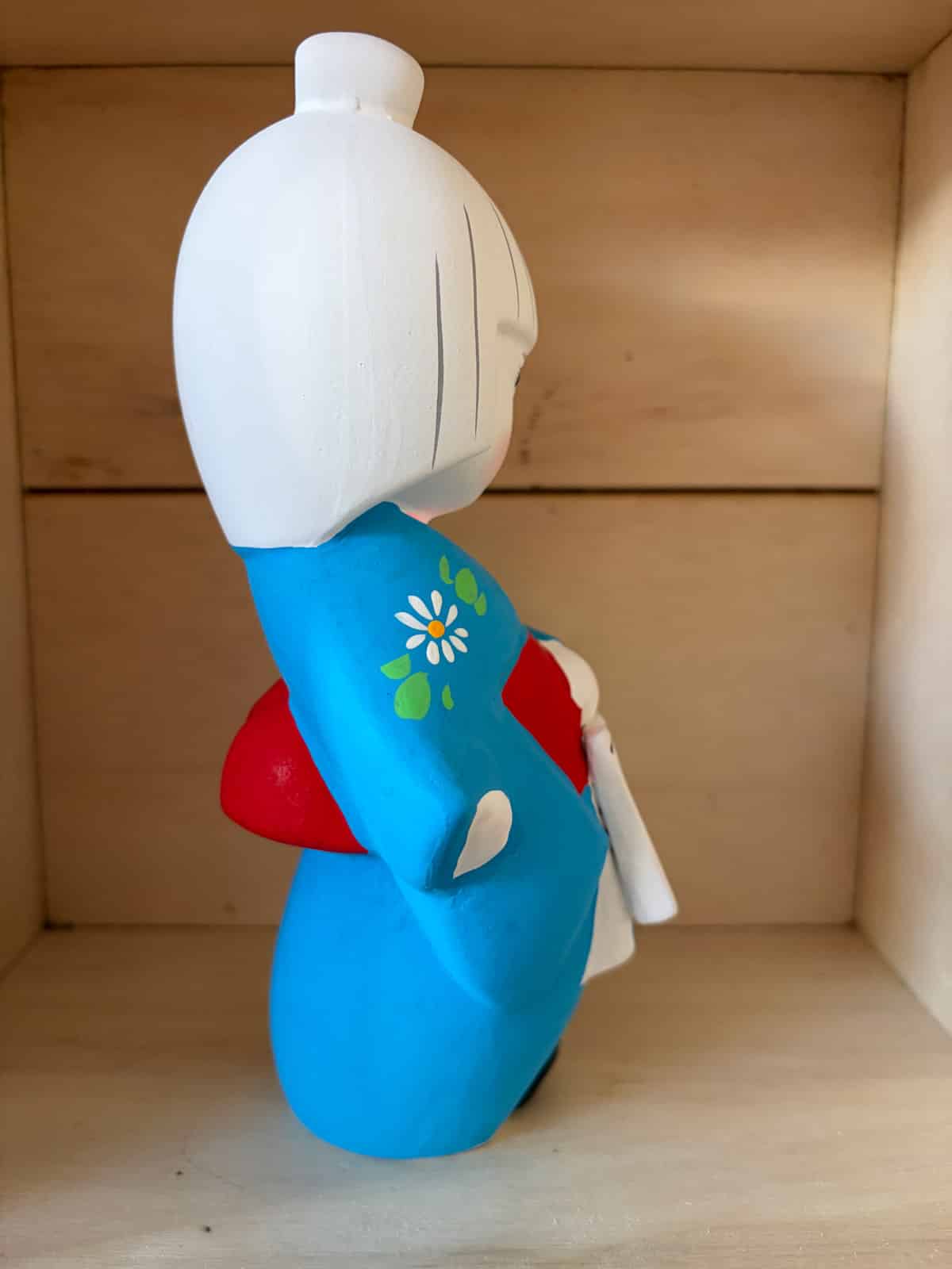 Hakata doll - Girl in blue Kimono natsukashii netherlands