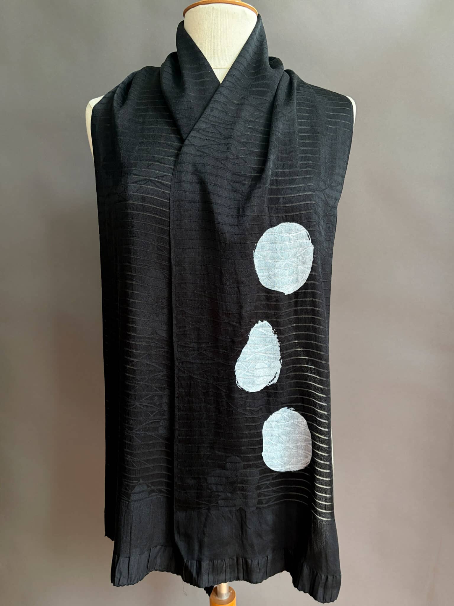 Obiage – vintage silk striped scarf • D.I.E.D. collab