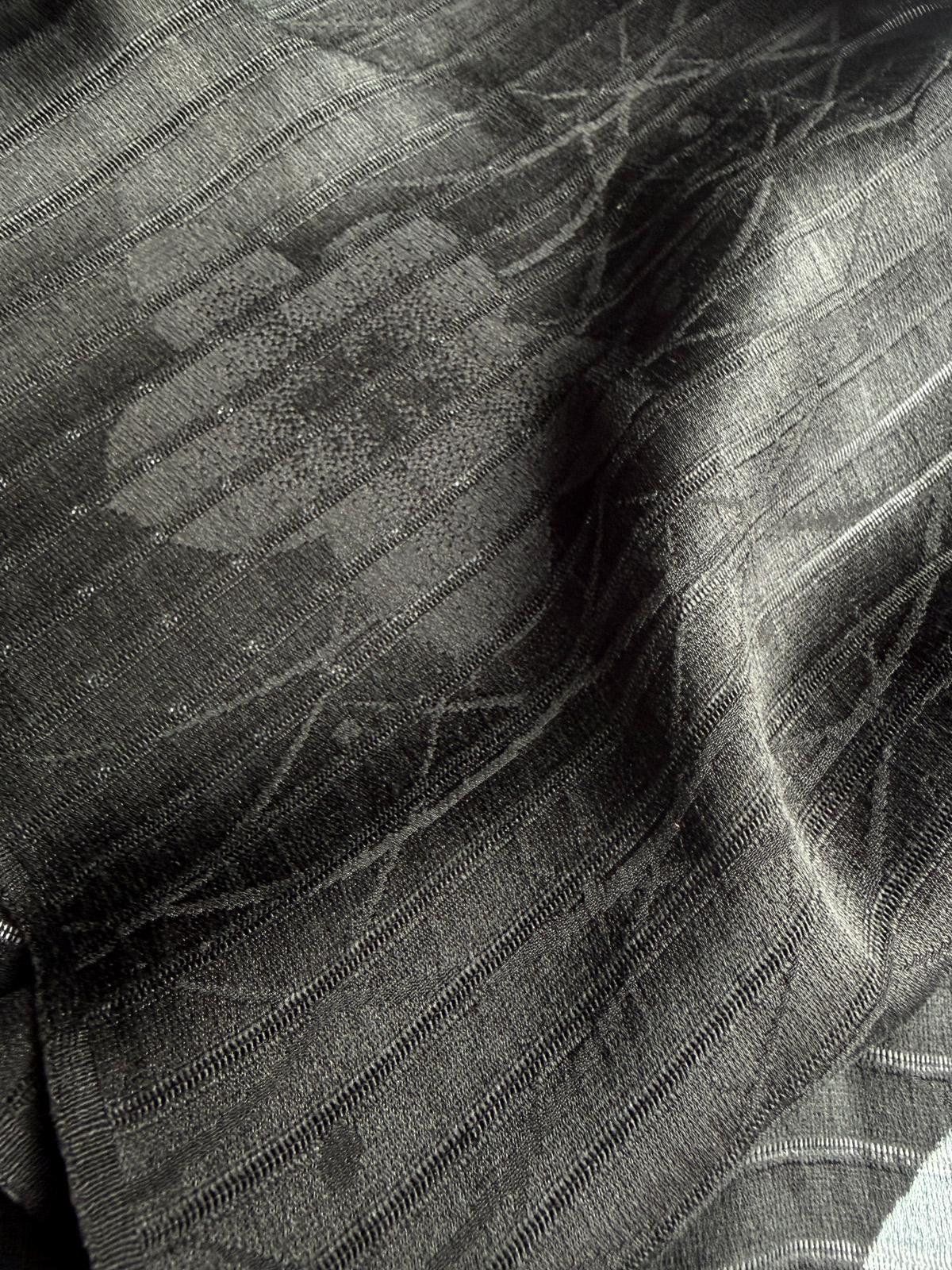 Obiage – vintage silk striped scarf • D.I.E.D. collab