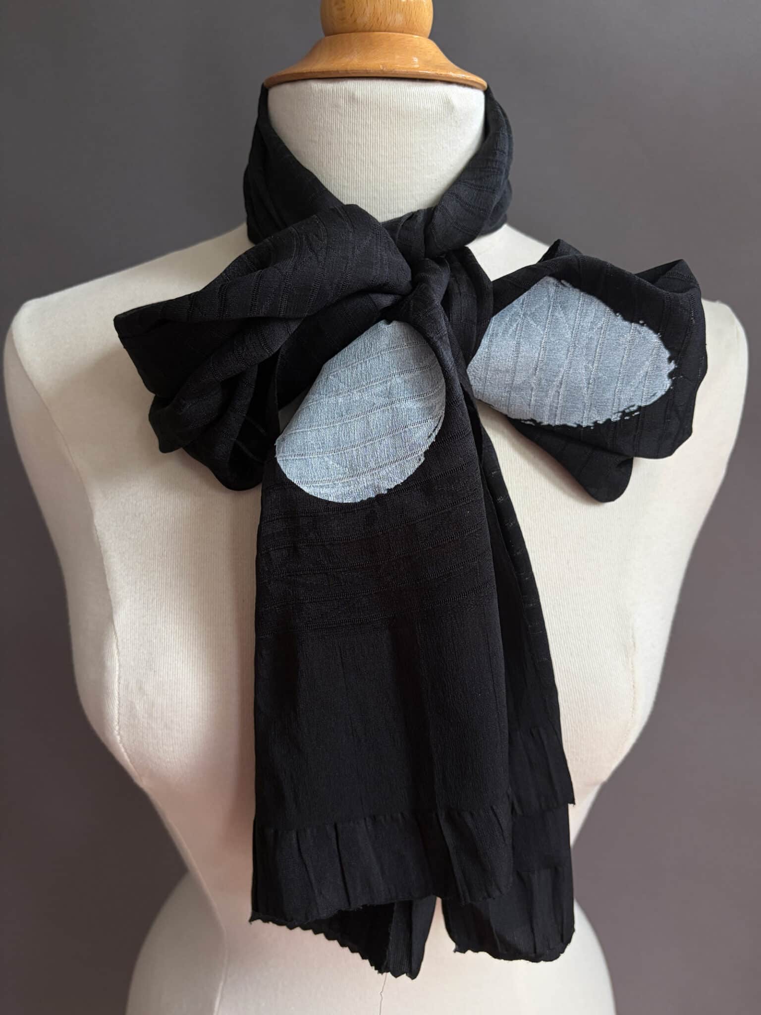 Obiage – vintage silk striped scarf • D.I.E.D. collab