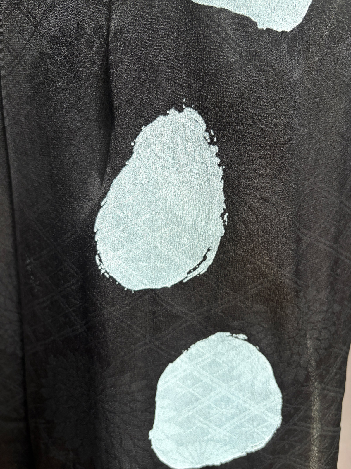 Obiage – vintage silk black scarf • D.I.E.D. collab