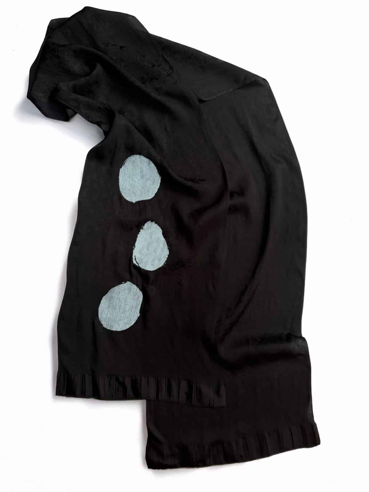 Obiage – vintage silk black scarf • D.I.E.D. collab
