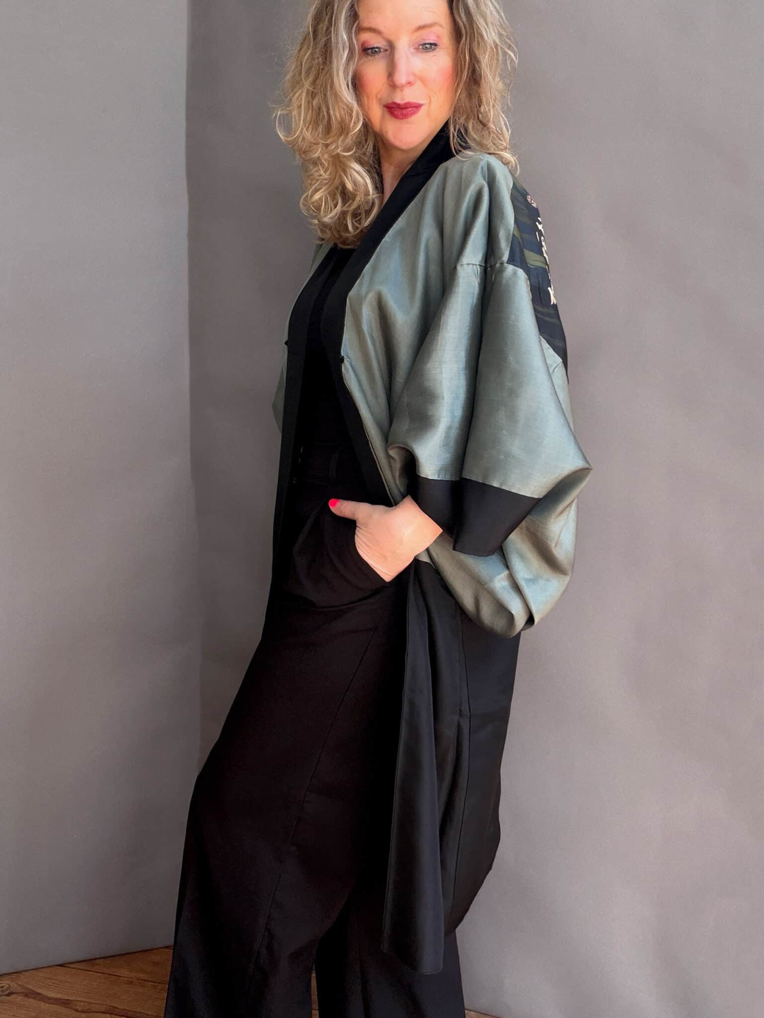 RYUJIN – Vintage men’s silk Haori with Dragon lining