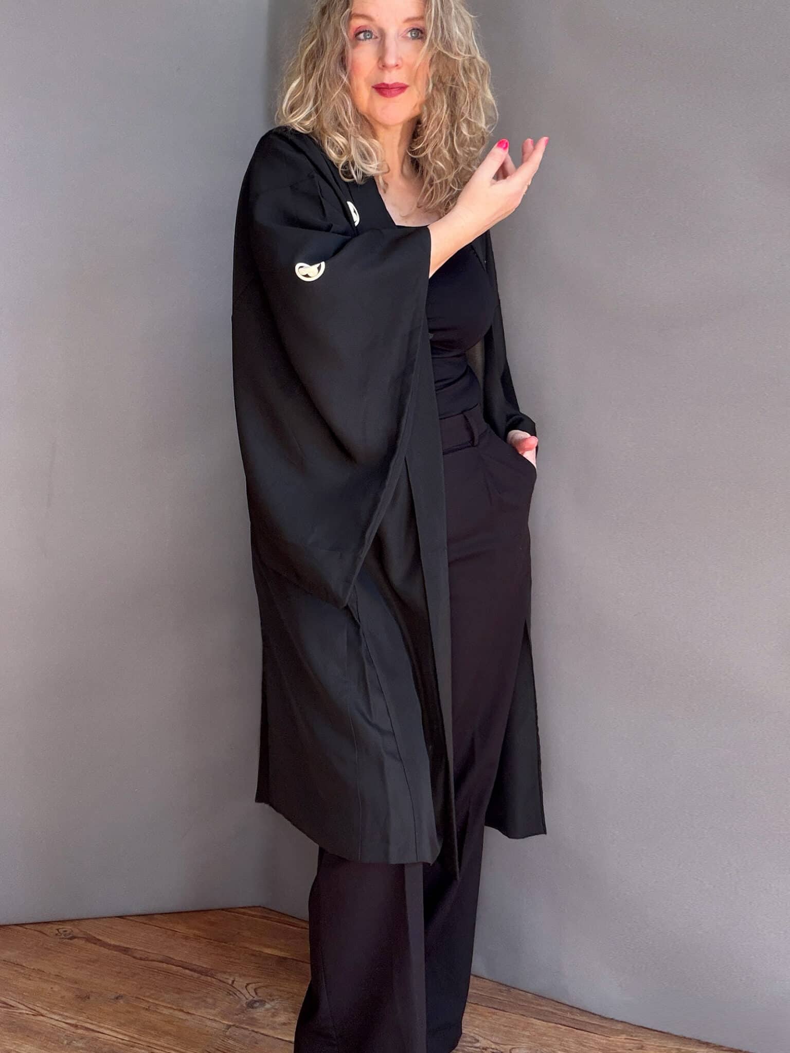 CHAYA – vintage men’s silk Haori with traditional teahouse lining