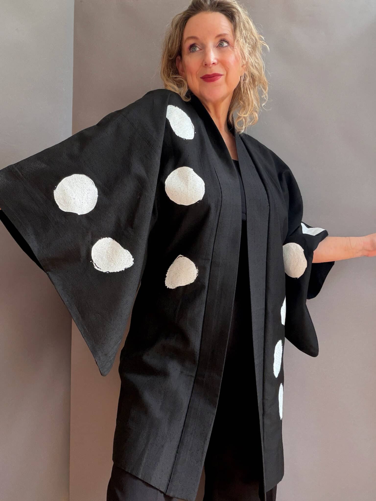 MIZUTAMA – vintage silk unisex Haori • D.I.E.D. collab
