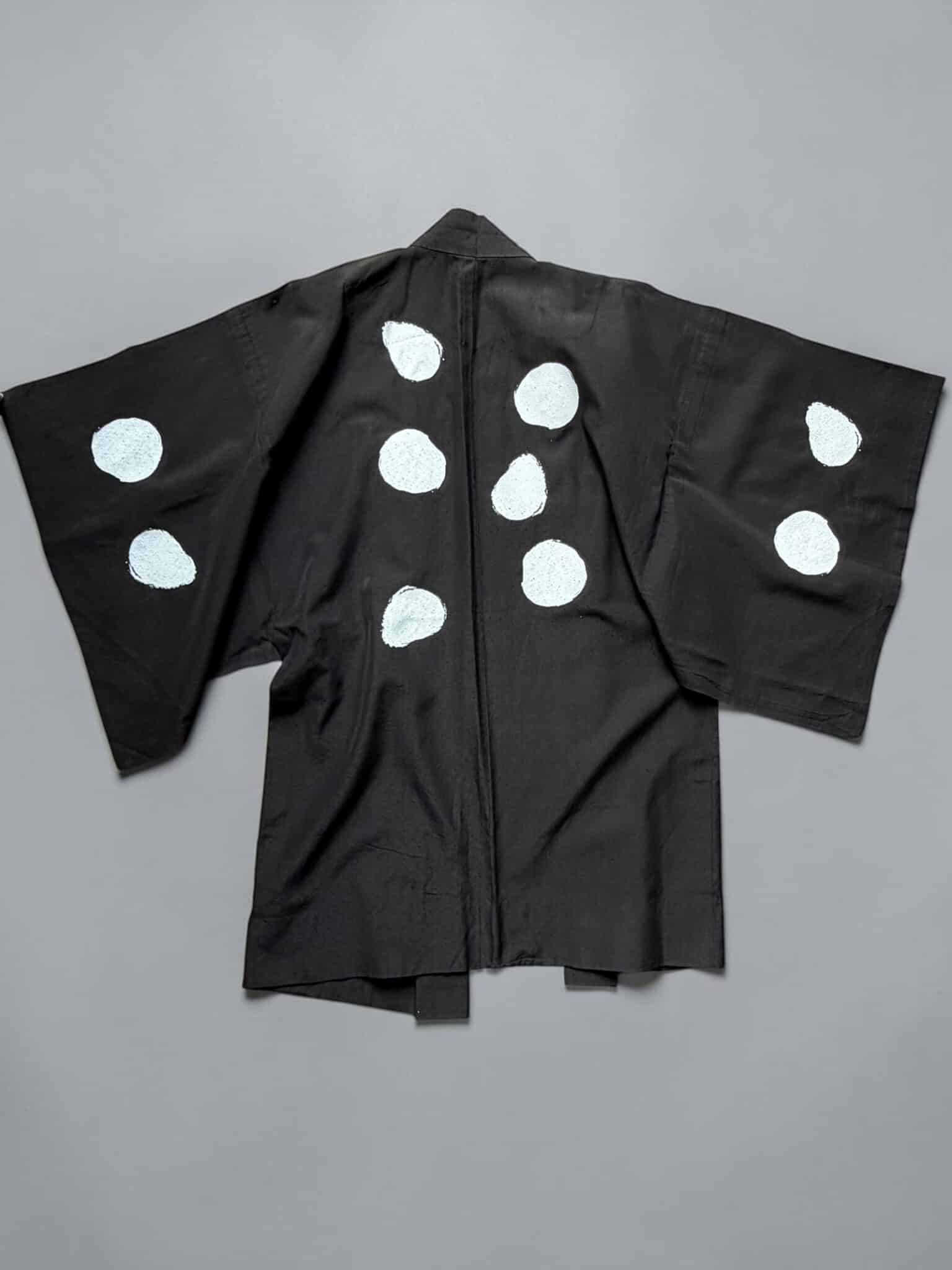 MIZUTAMA - vintage silk unisex Haori • D.I.E.D. collab Natsukashii polka dots men's haori