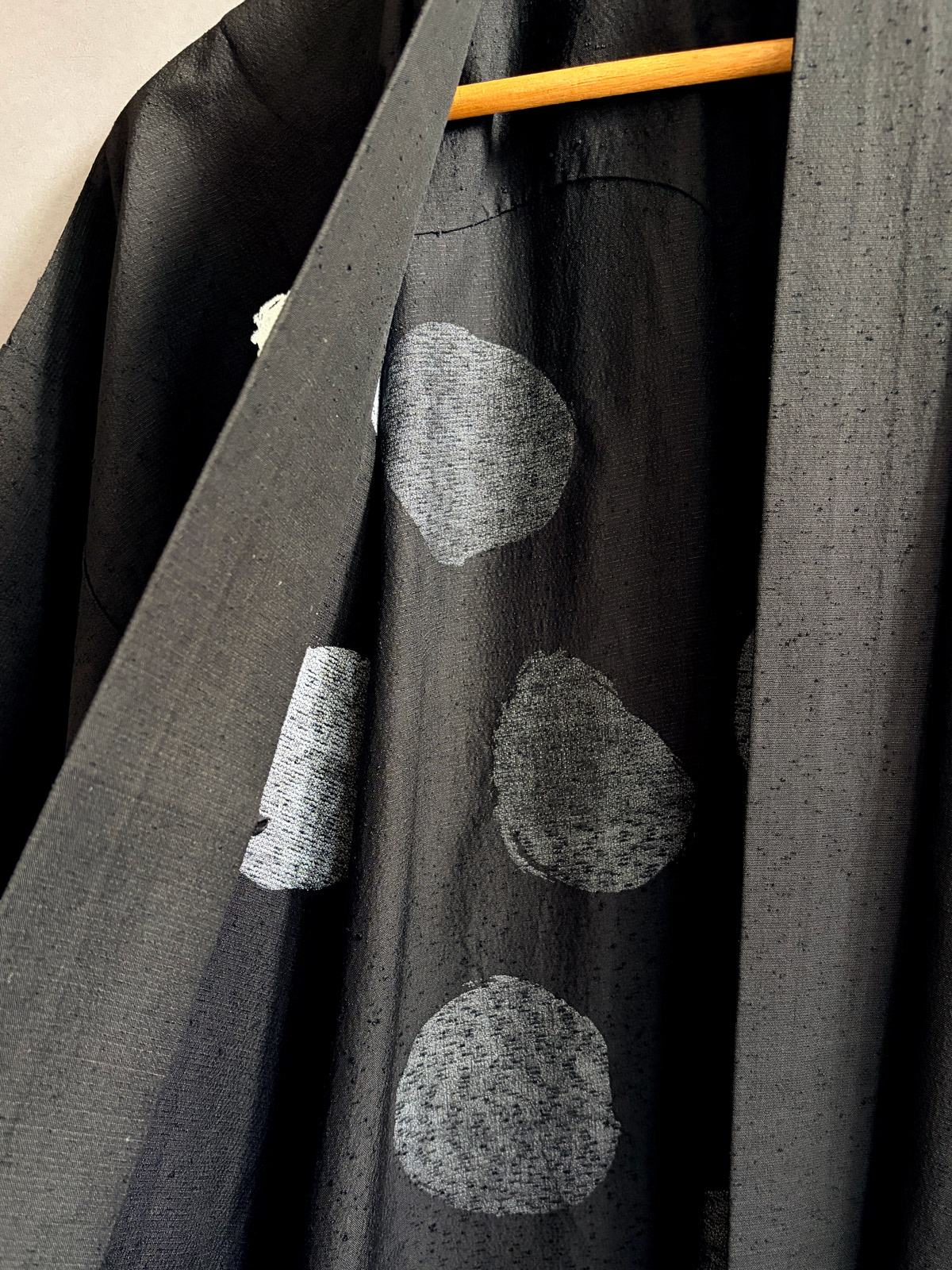 MIZUTAMA - vintage silk unisex Haori • D.I.E.D. collab Natsukashii polka dots men's haori