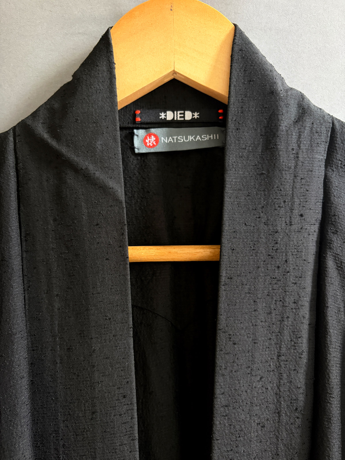 MIZUTAMA - vintage silk unisex Haori • D.I.E.D. collab Natsukashii polka dots men's haori