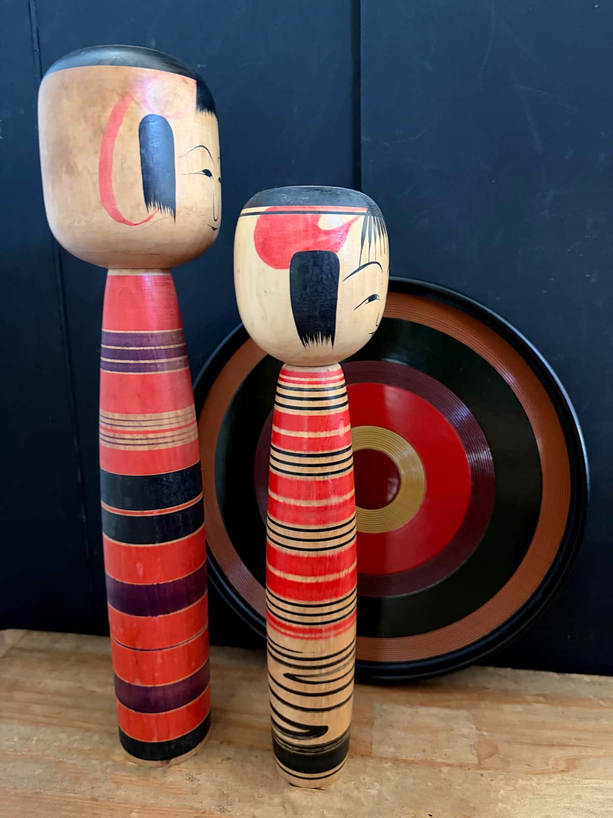 Vintage Kokeshi in Tsuchiyu-Kei style natsukashii netherlands